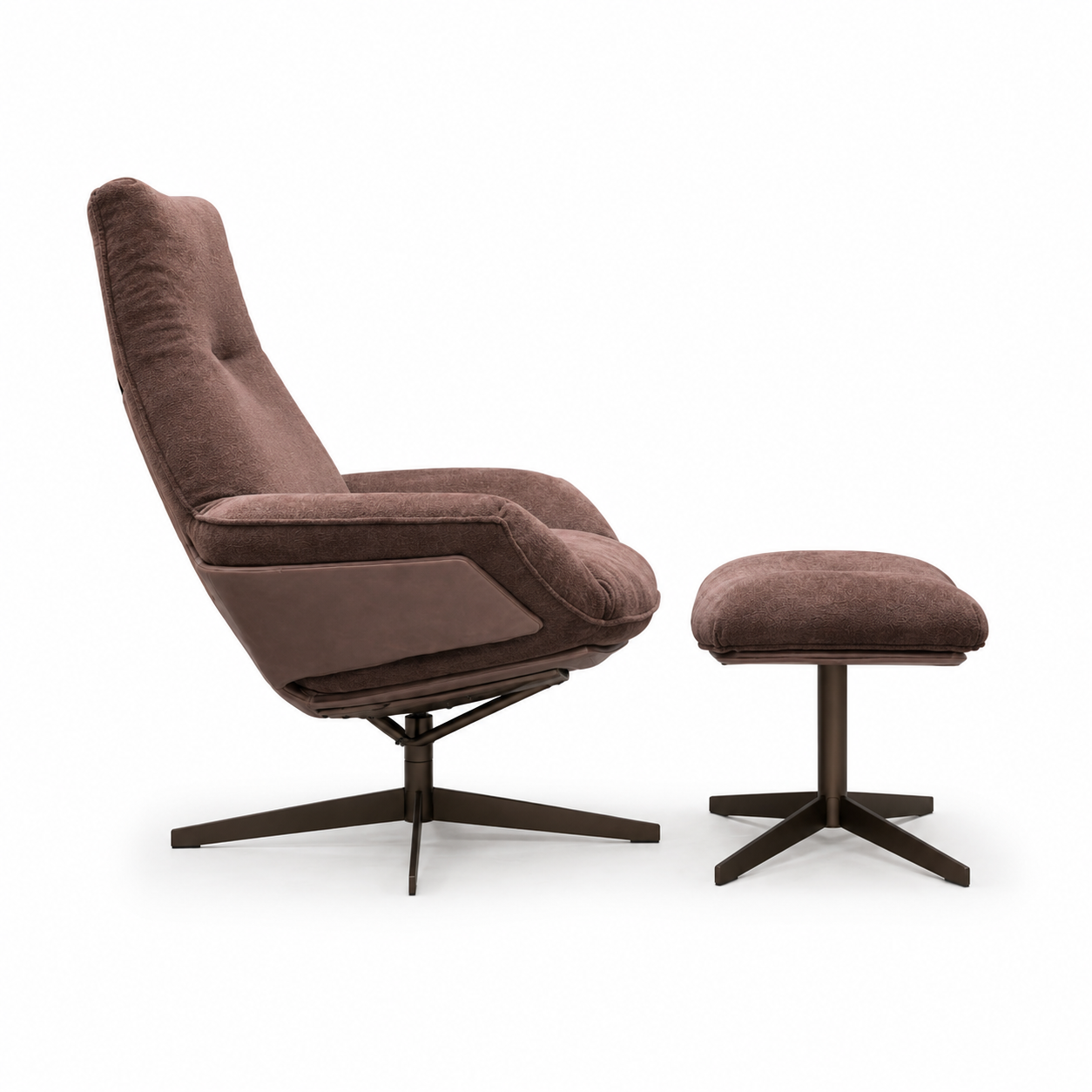 Bielefelder Werkstätten Daron Fauteuil – Gascogne Ristretto Leather
