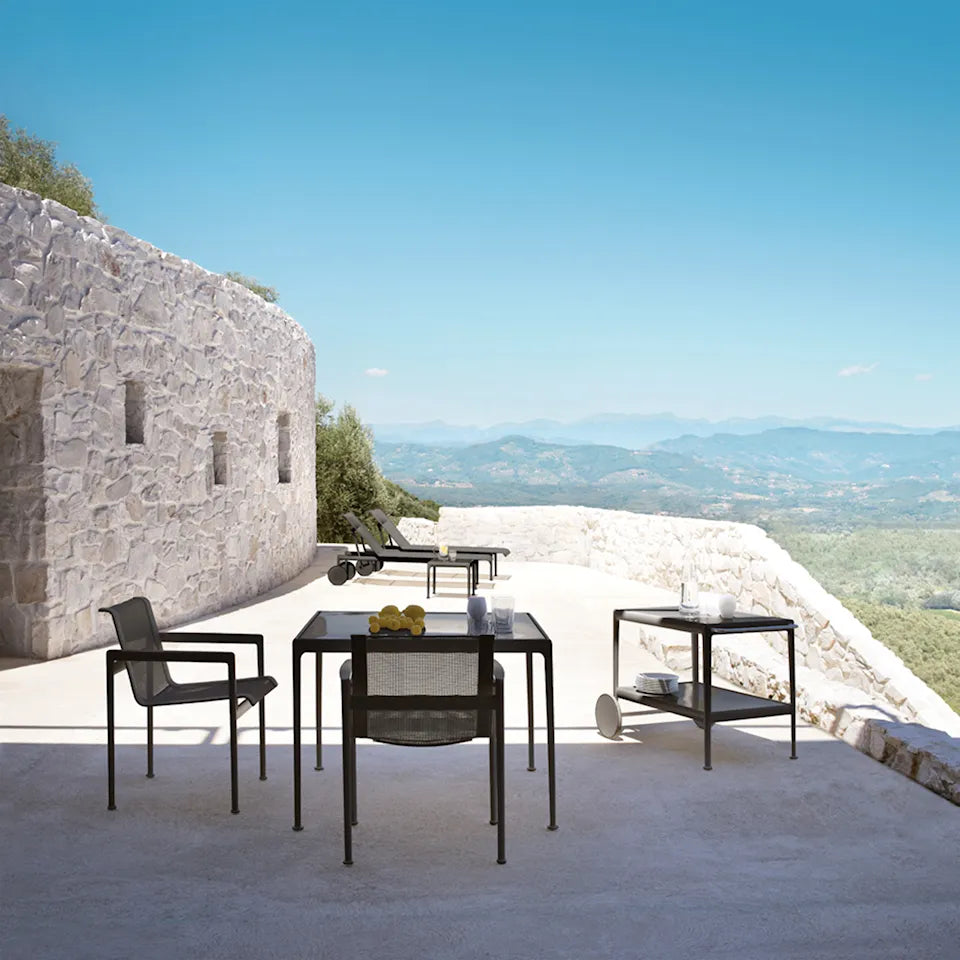 Knoll 1966 vierkante buiten eettafel 71 cm