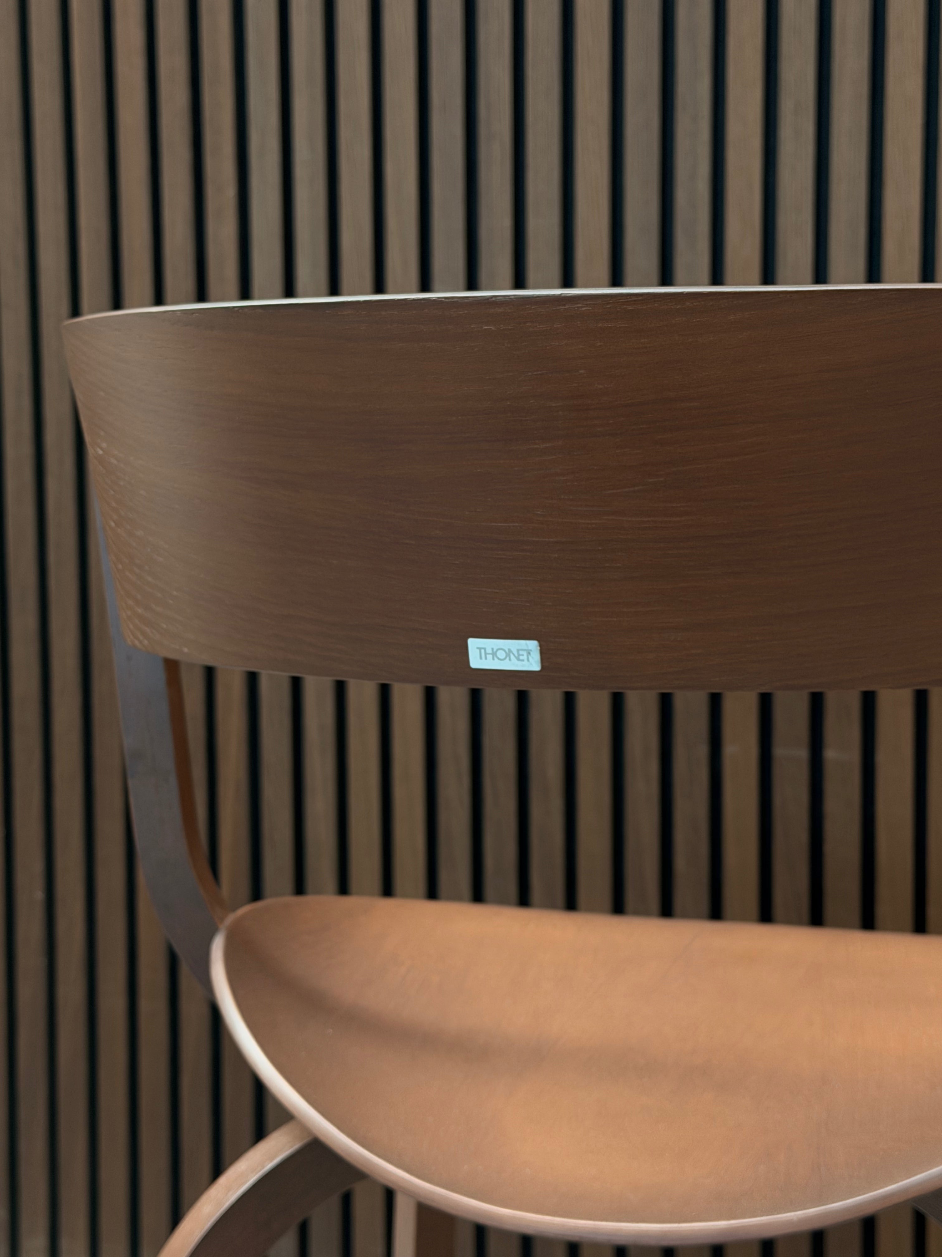 Thonet 404 F Dining Chair - Walnut Oak