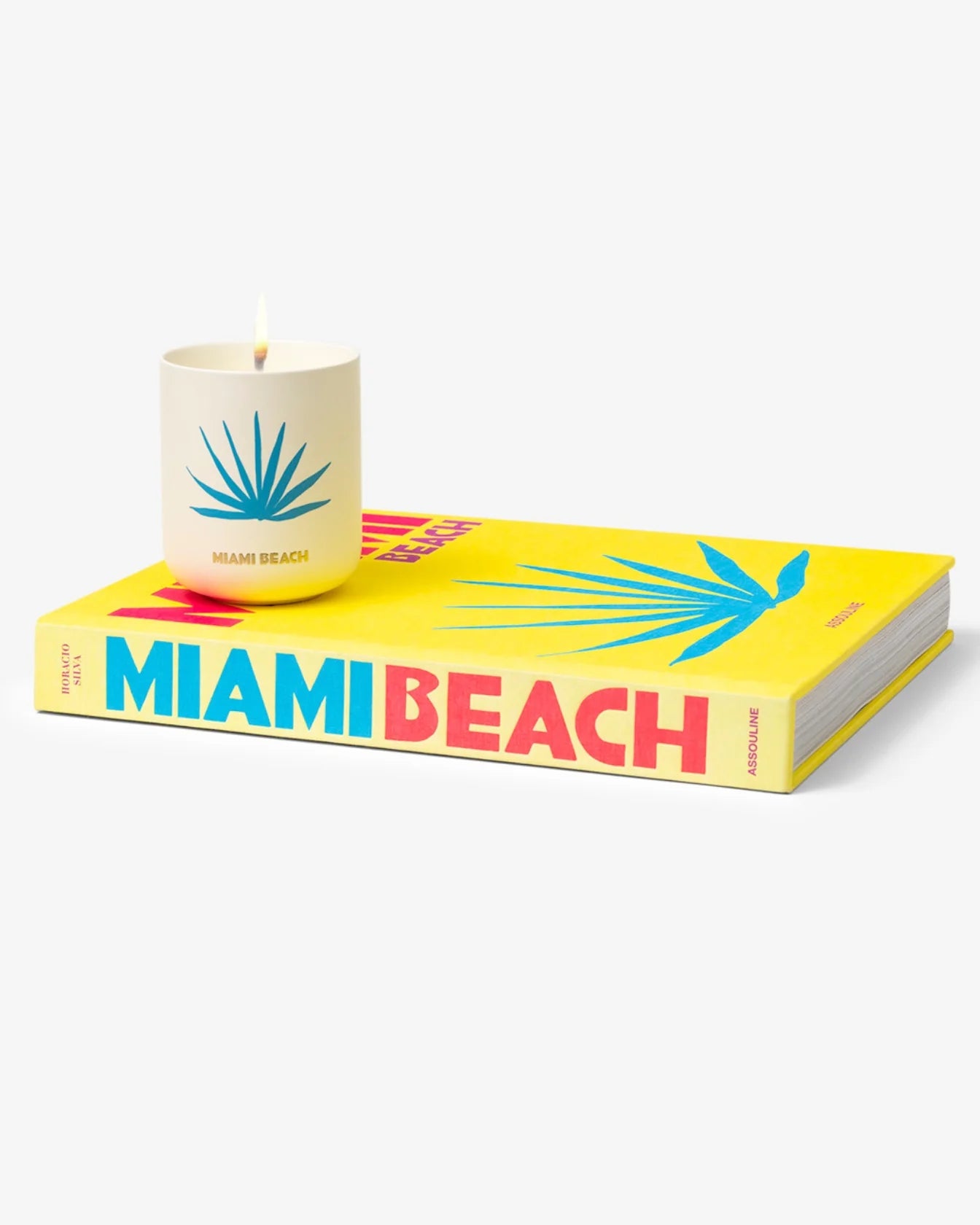 ASSOULINE Miami - Candle and Book Gift Set