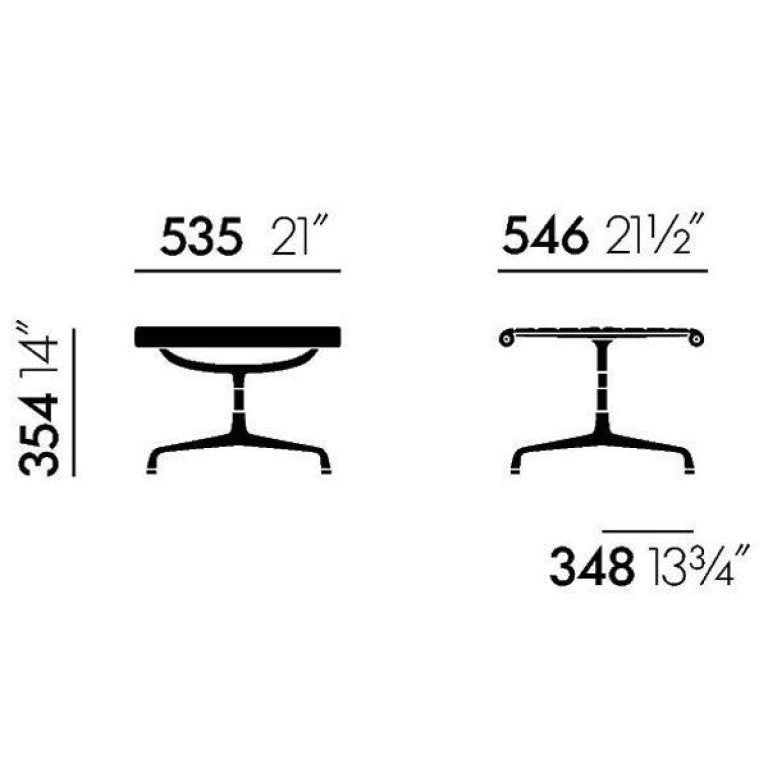 Vitra EA 125 voetenbank