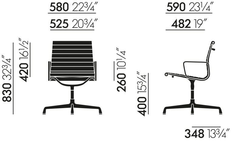 Vitra EA 108 stoel