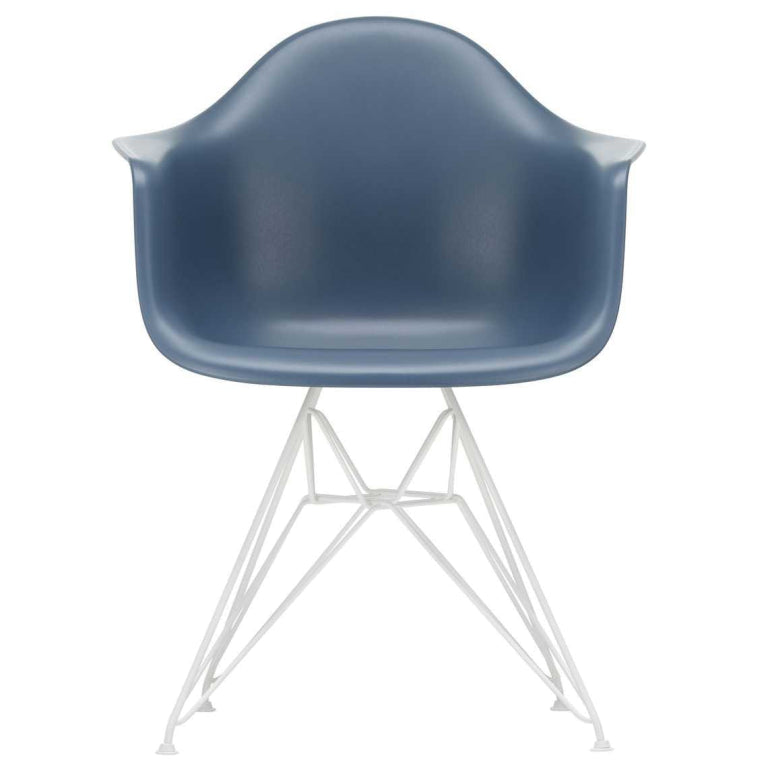 Vitra Eames DAR chair white powder coated base