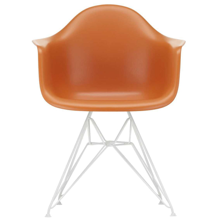 Vitra Eames DAR chair white powder coated base