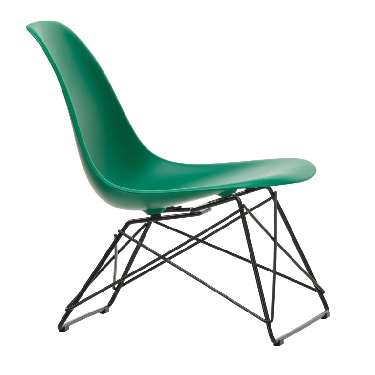VitraEames LSR fauteuil zwart onderstel