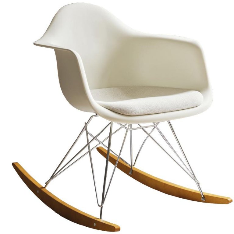 Vitra Eames RAR schommelstoel vast zitkussen