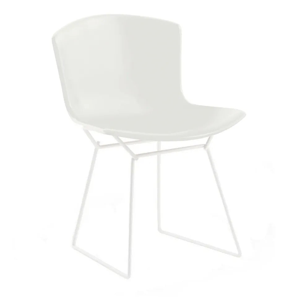 Knoll Bertoia Plastic buitenstoel wit