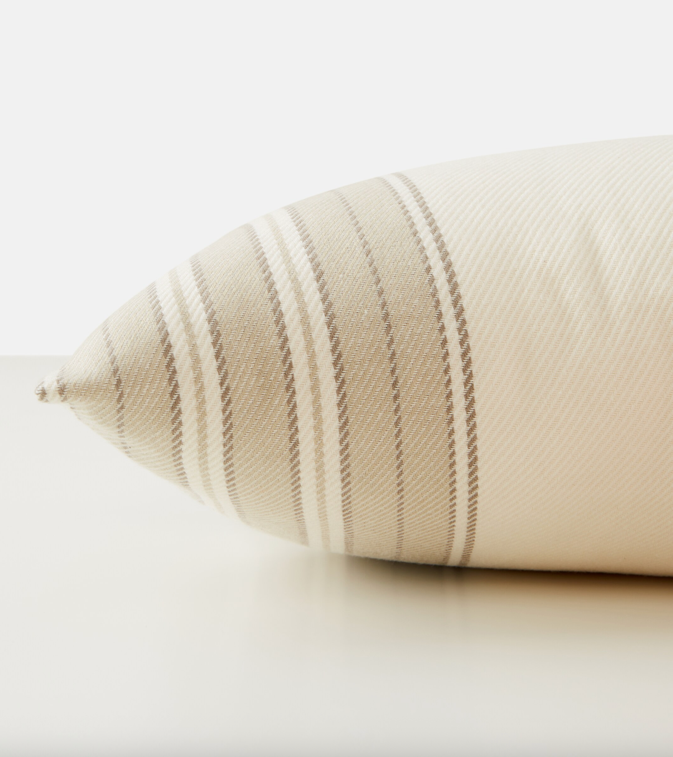 Loro Piana Suitcase Striped Cotton & Cashmere Cushion