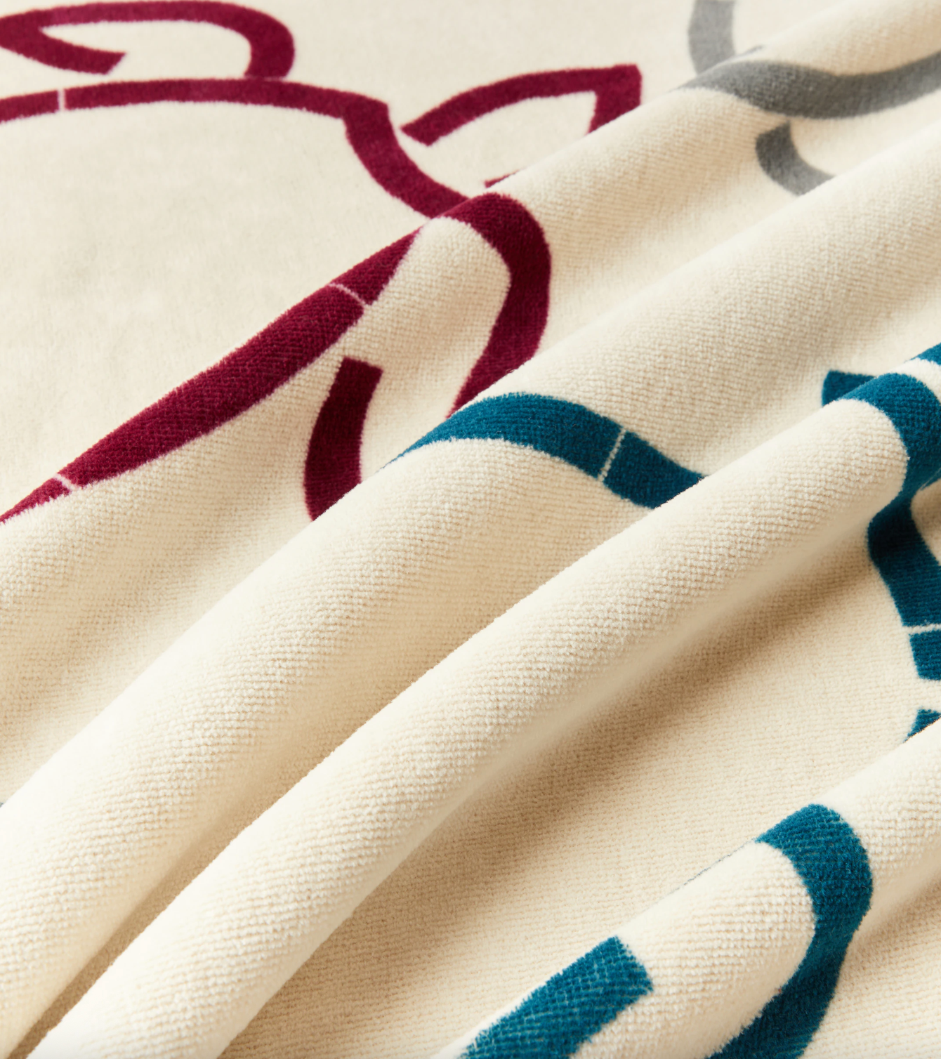 Loro Piana Fish and Turtle Cotton Terry Beach Towel