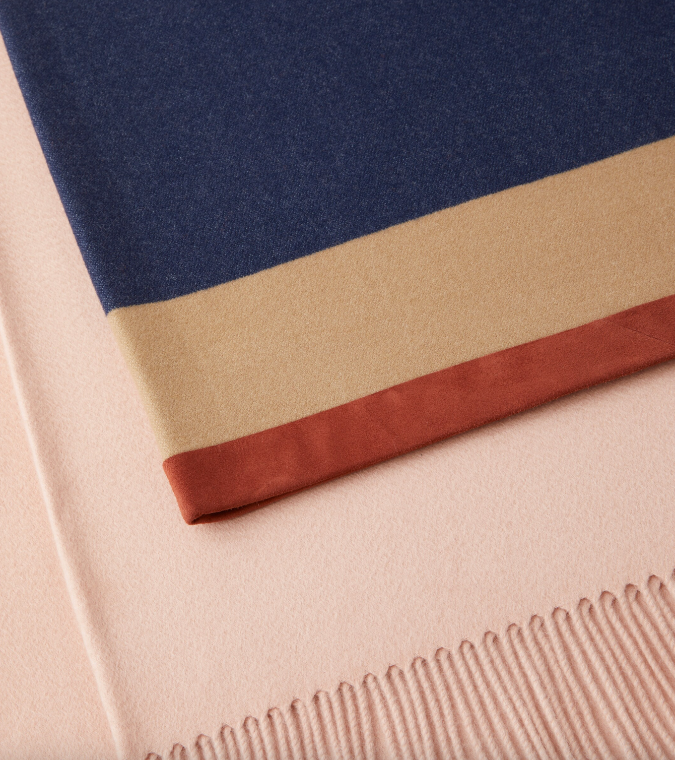 Loro Piana Unito fringed cashmere blanket