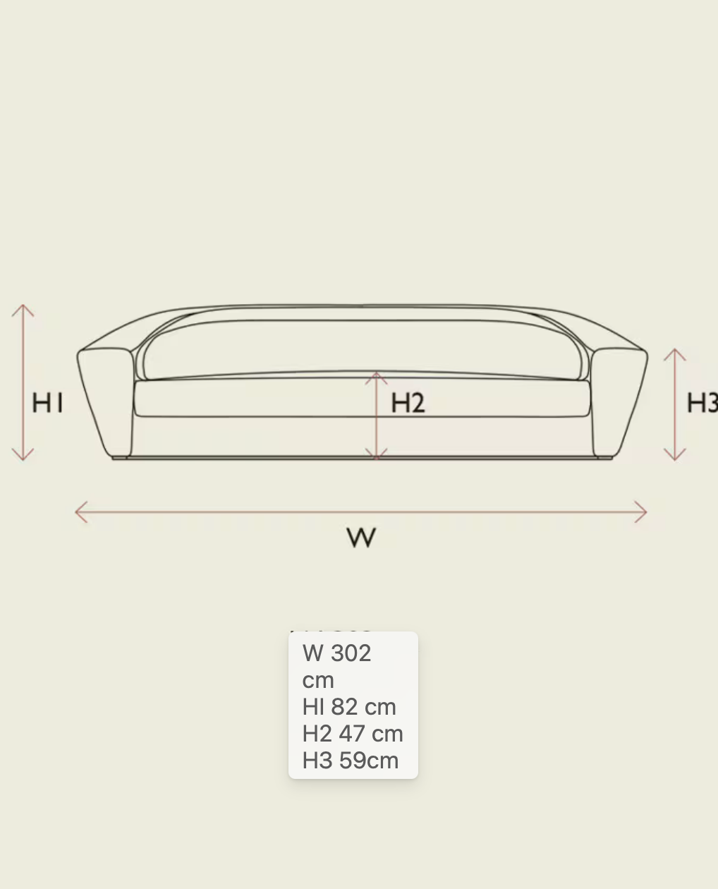 Loro Piana The Palm sofa