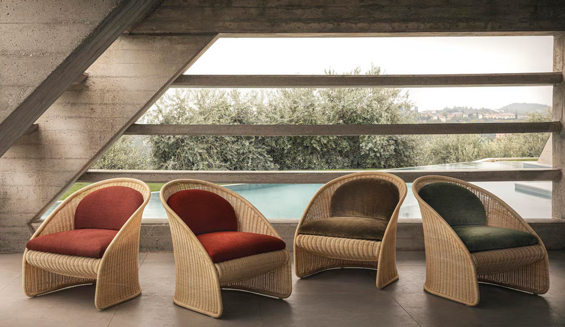Loro Piana The Palm Wicker Armchair