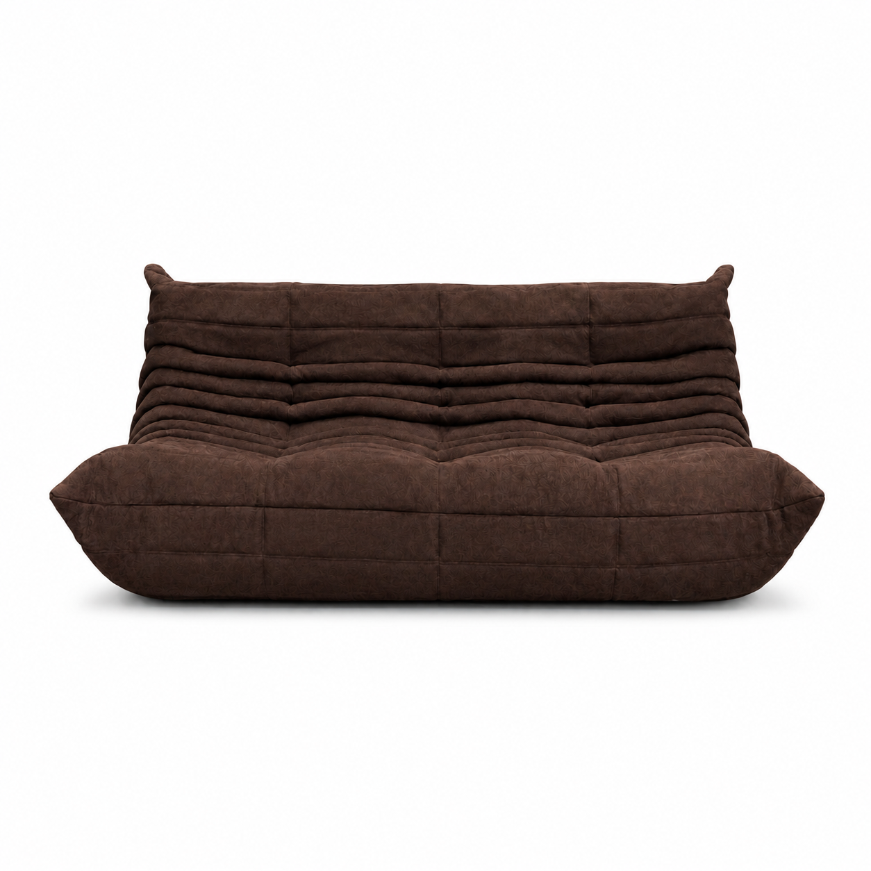 Ligne Roset Togo 3-Seater Sofa – Brown Alcantara
