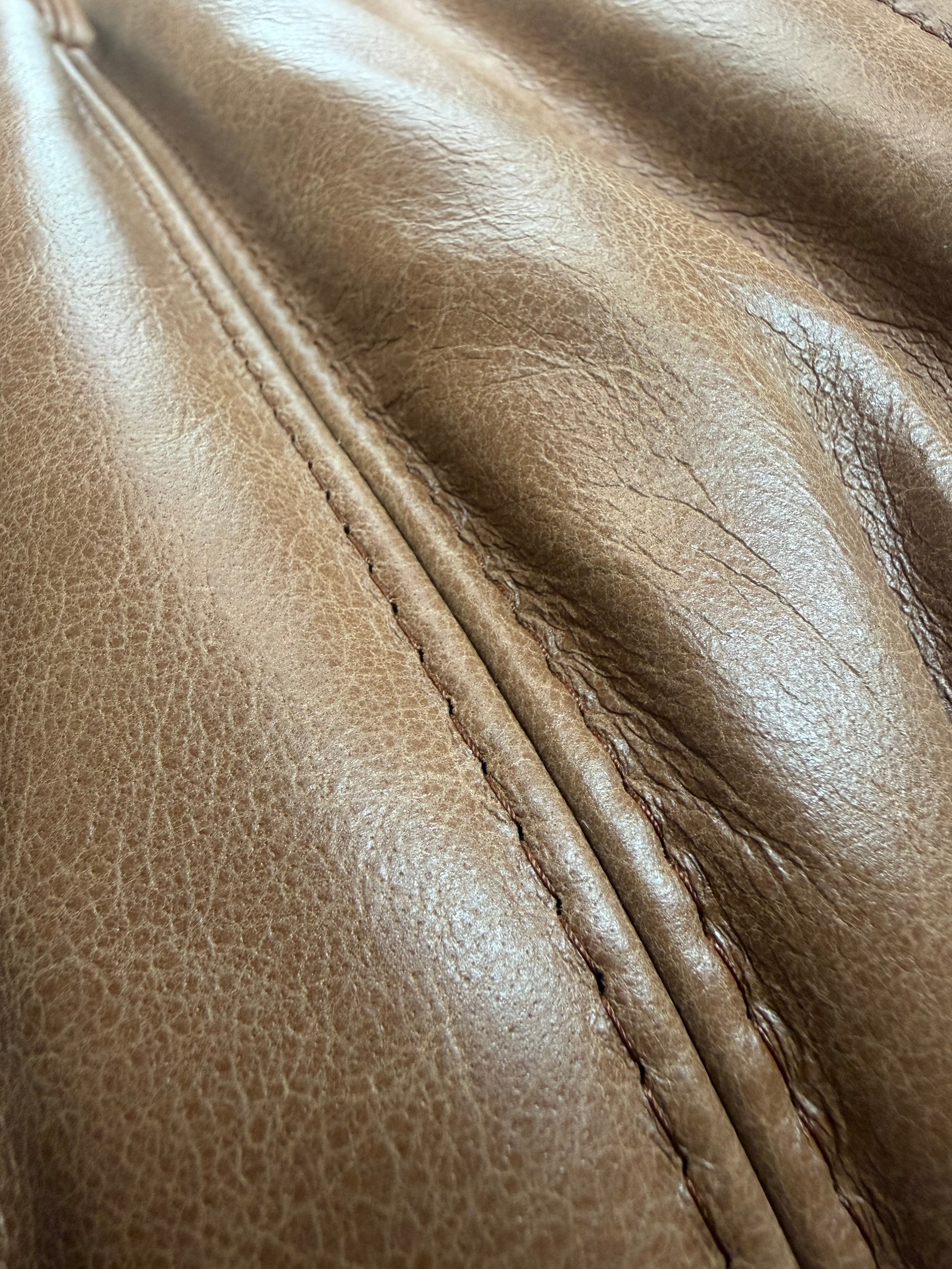 Ligne Roset Togo Fireside Chair – Cognac Leather
