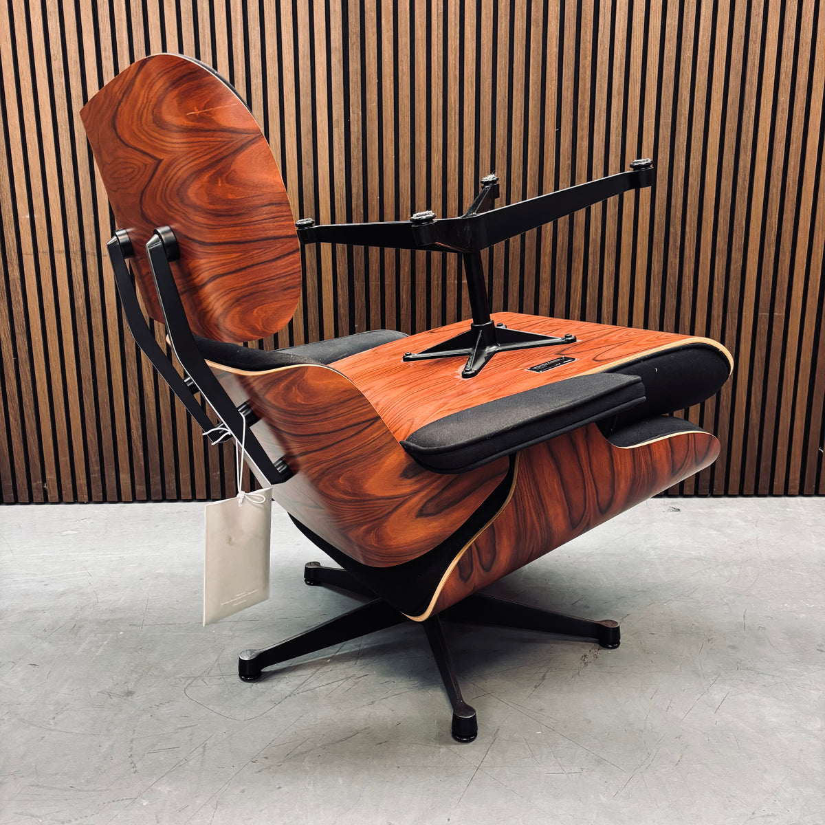Vitra Eames Lounge Chair & Ottoman – Black Twill (60th Anniversary Limited Edition)