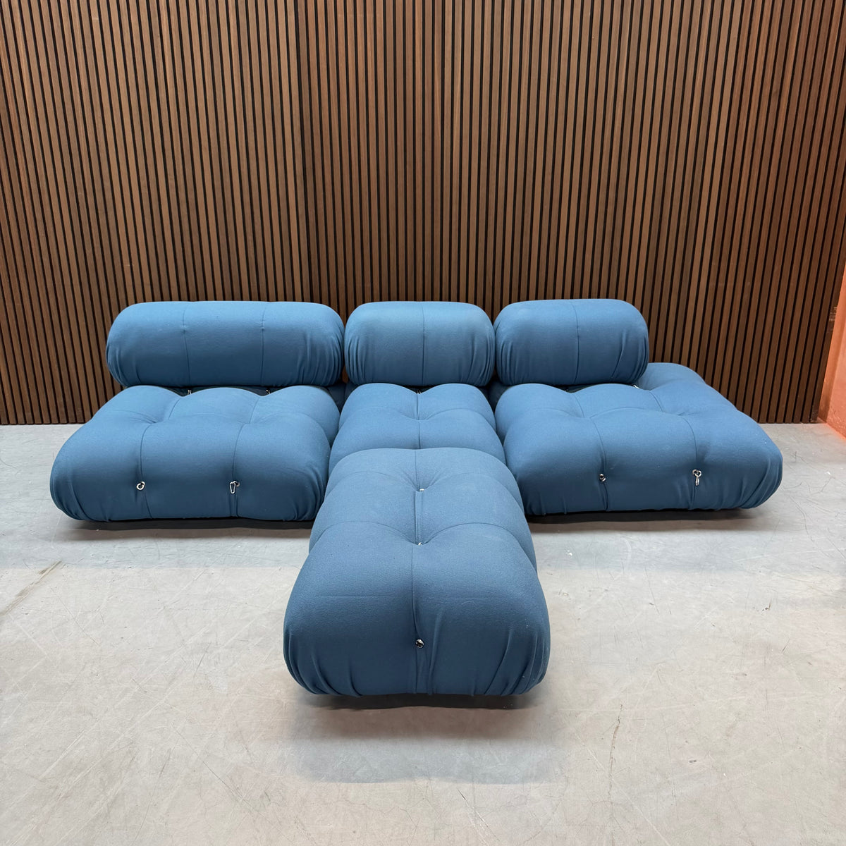 B&B Italia Camaleonda Modular Sofa – Blue Fabric
