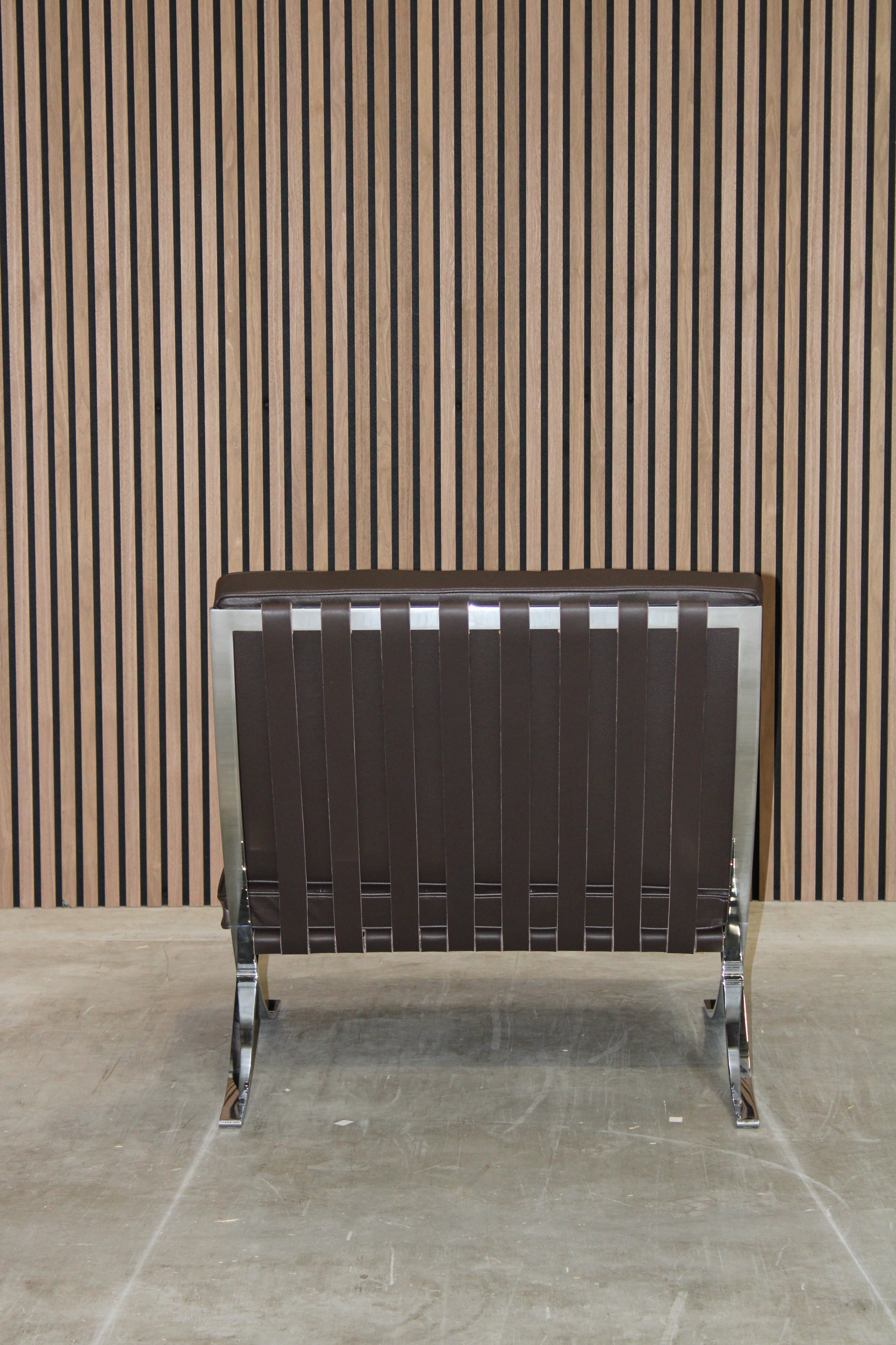 Knoll Barcelona Chair - Volo Leather Chocolate