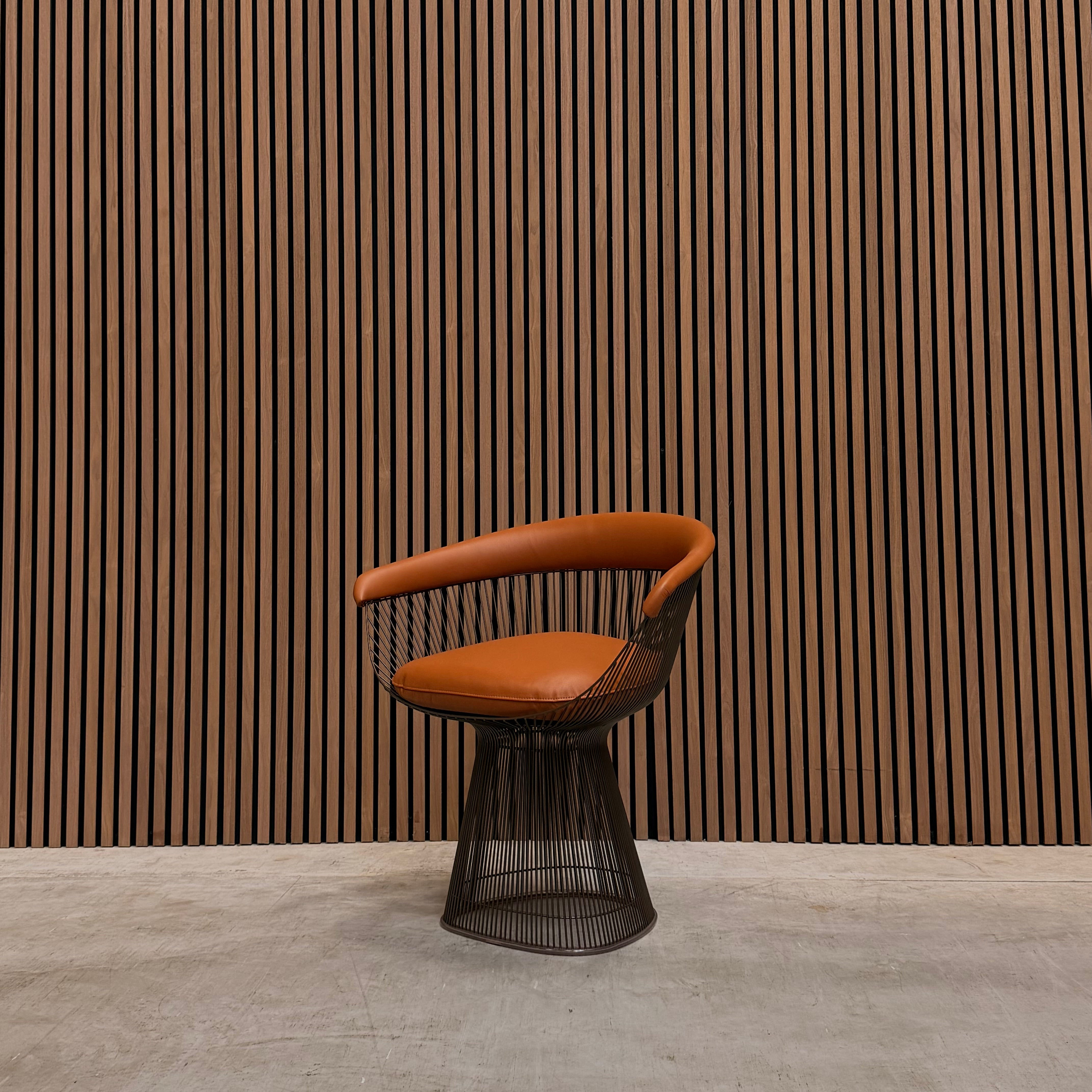 Knoll Platner Dining Chair – Volo Cognac Leather