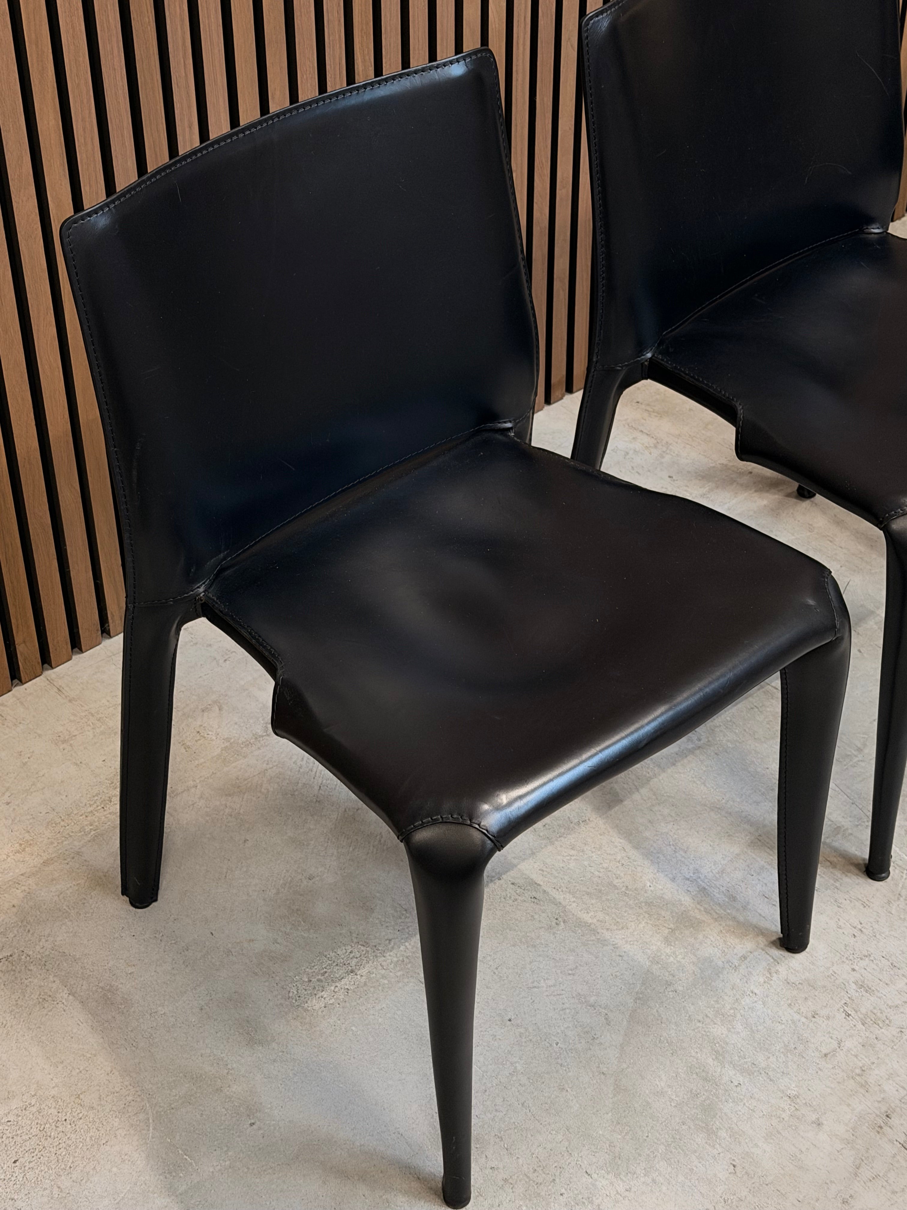 Bull dining chairs by Mario Bellini for Cassina