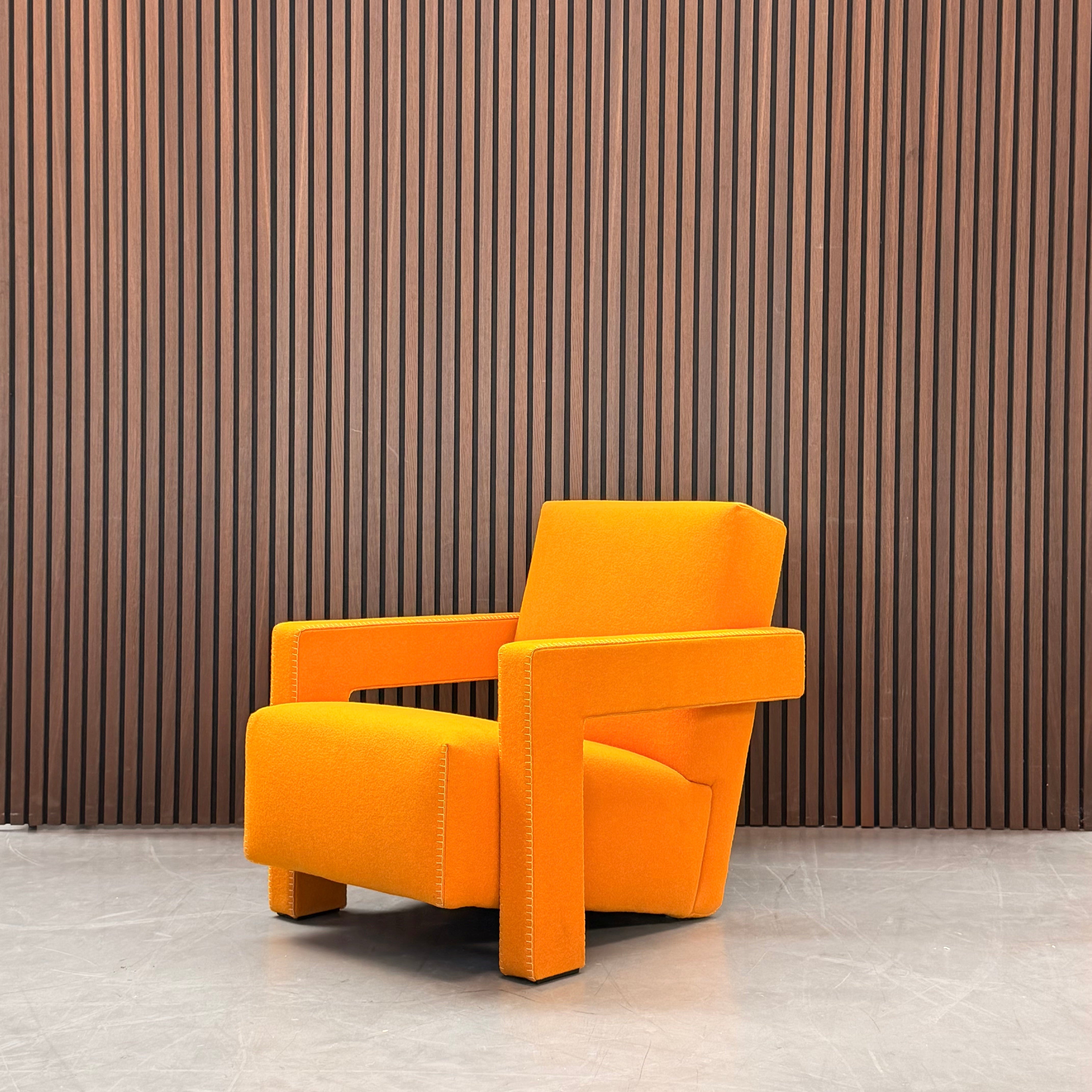 Cassina Utrecht Armchair – Gerrit Rietveld, Orange