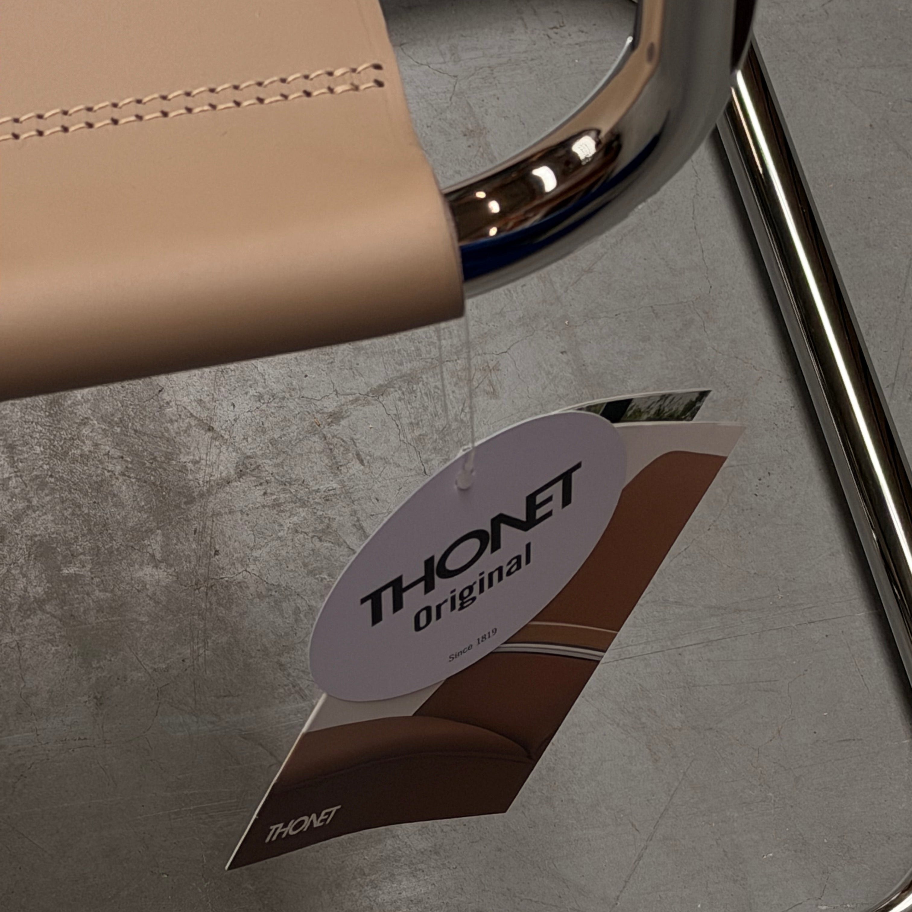 Thonet S 33 Chair – Sand Butt Leather