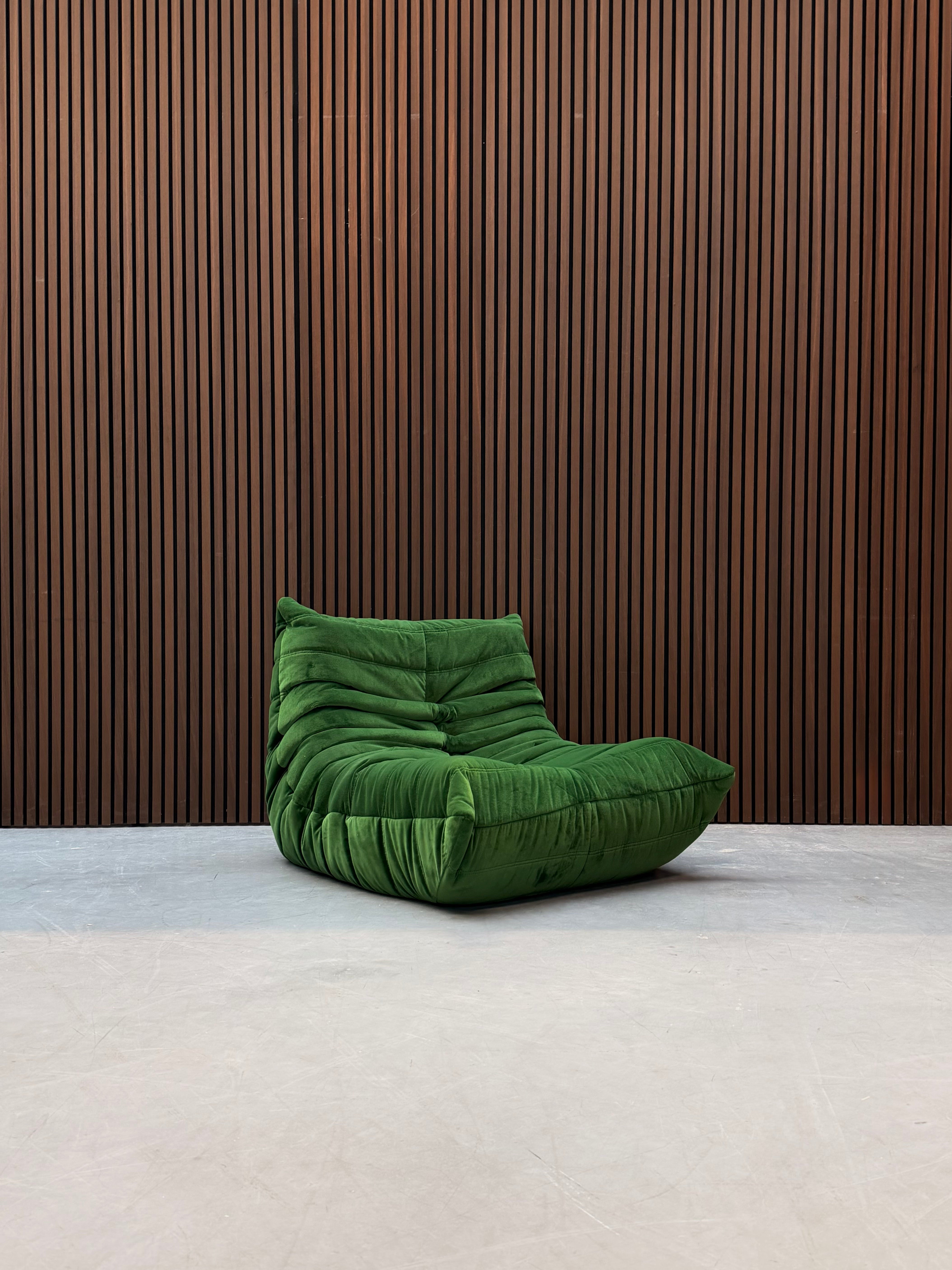 Ligne Roset Togo Lounge Chair - One-seater - Velvet Green