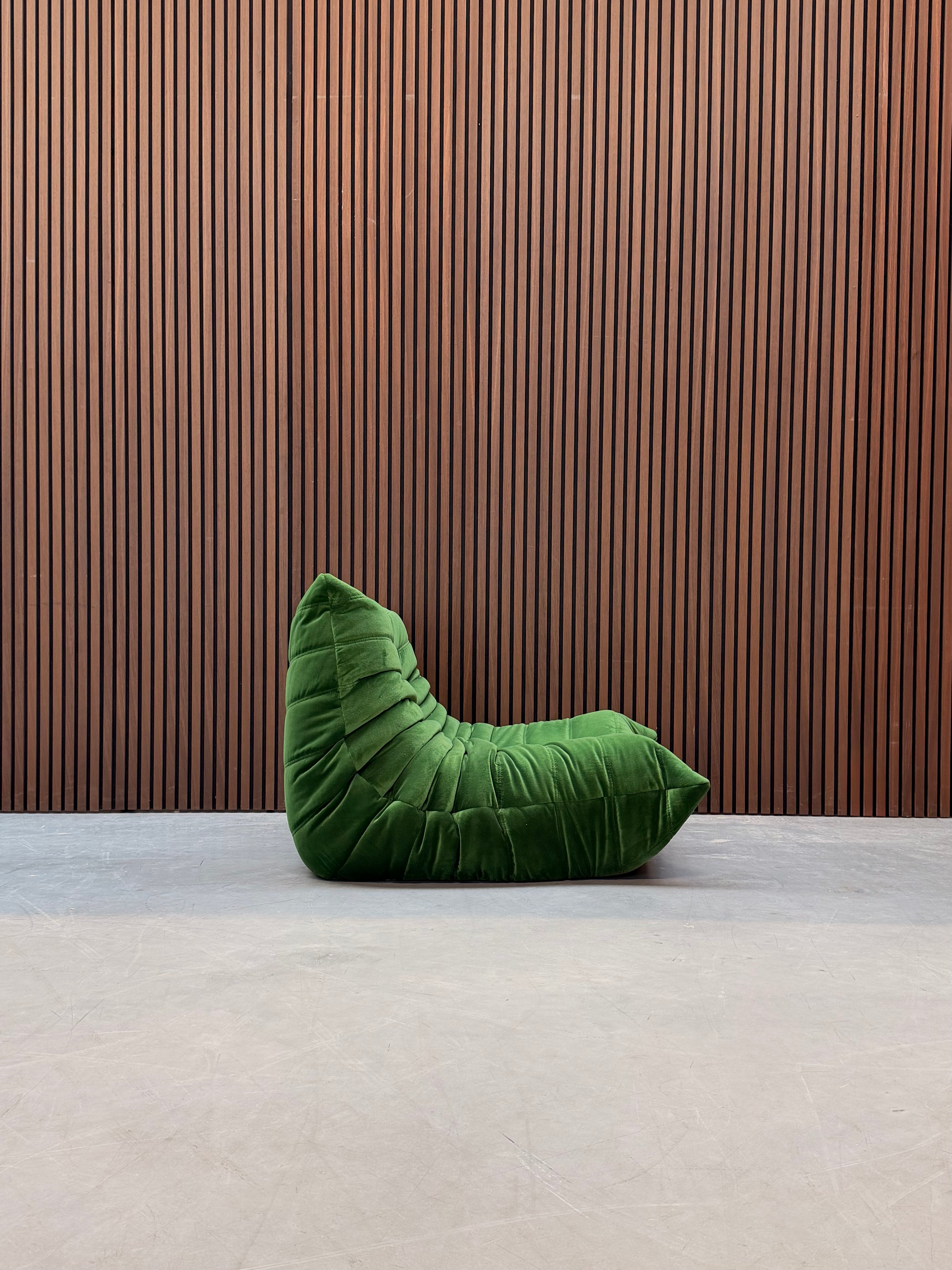 Ligne Roset Togo Lounge Chair - One-seater - Velvet Green
