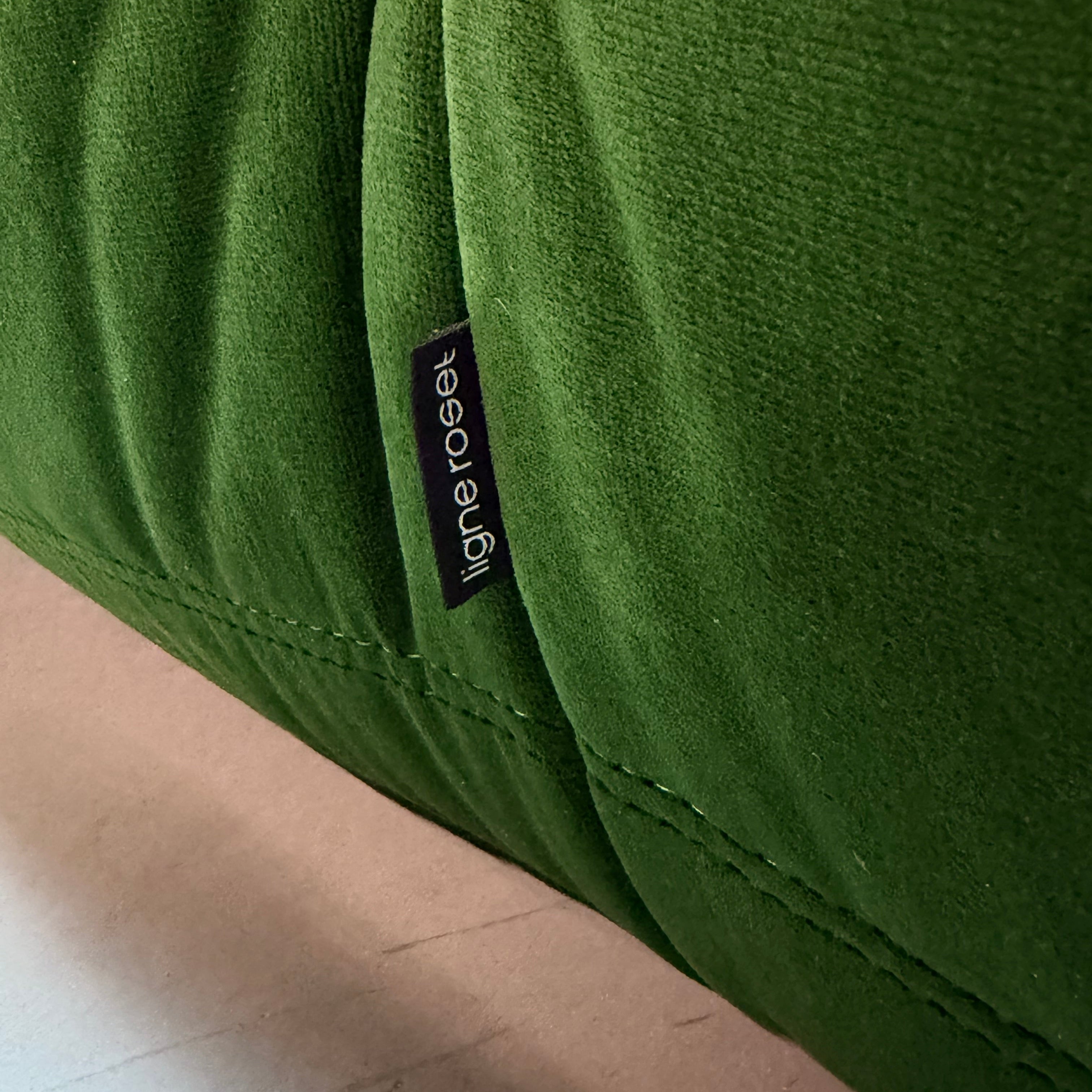Ligne Roset Togo Fireside Chair – Green Velvet