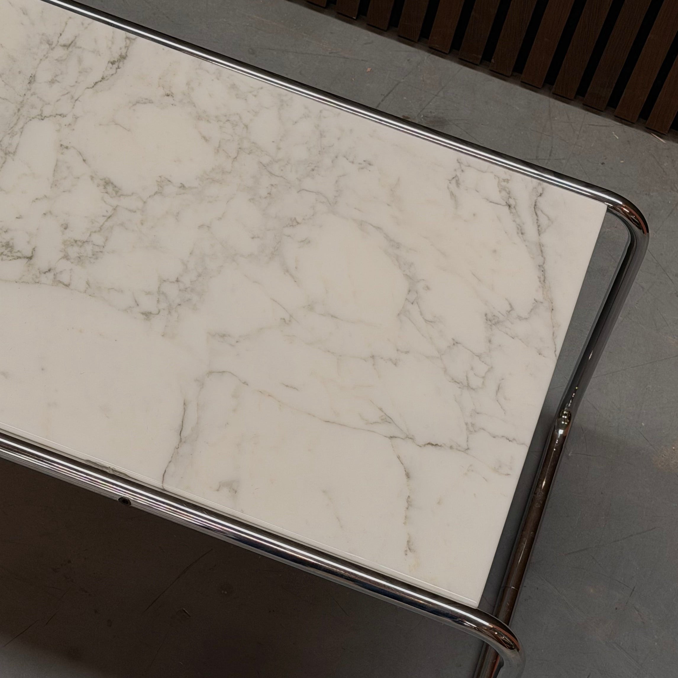 Knoll Laccio Coffee Table – Marble, Marcel Breuer
