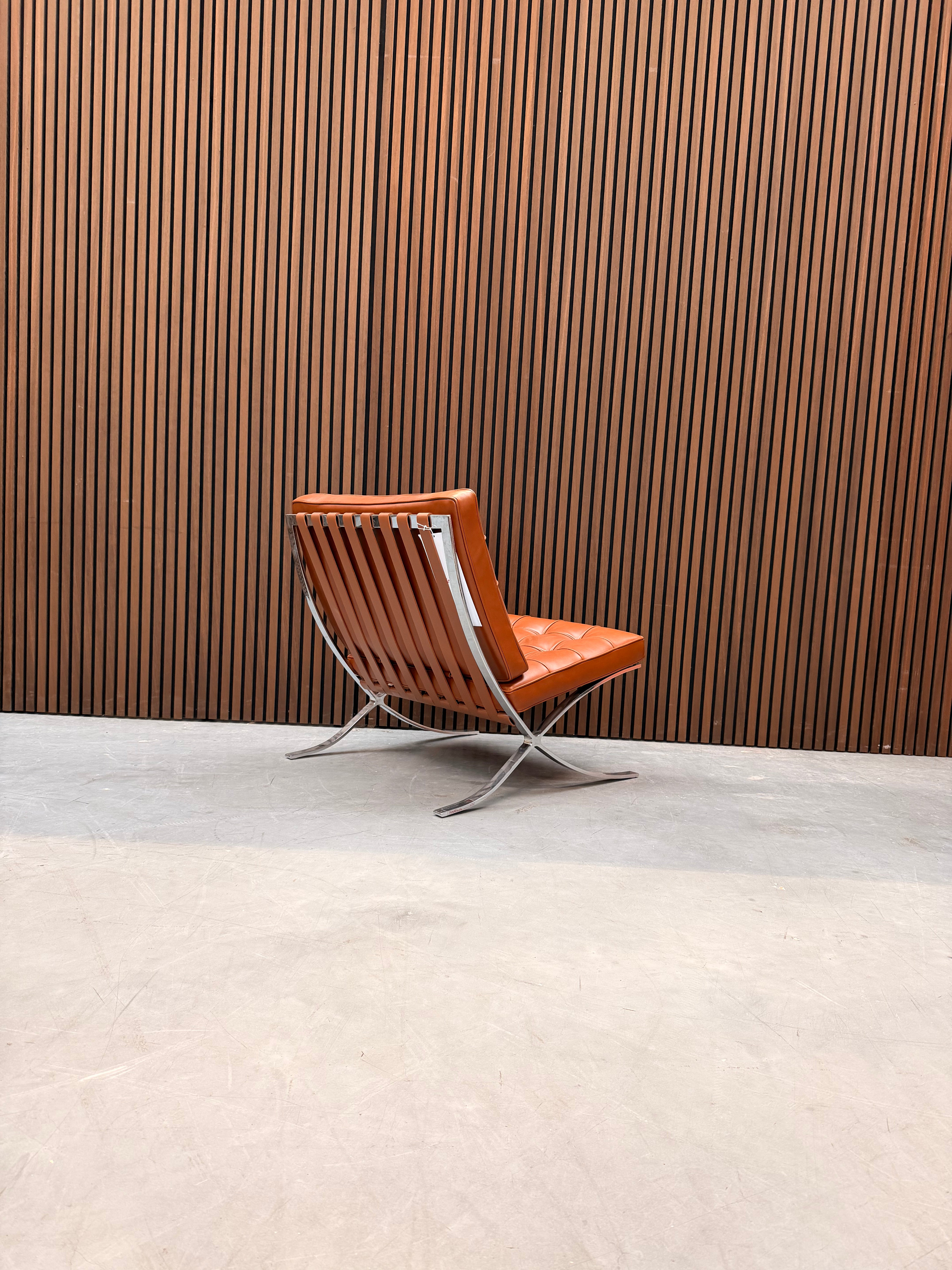 Knoll Barcelona Chair - Volo Leather Cognac