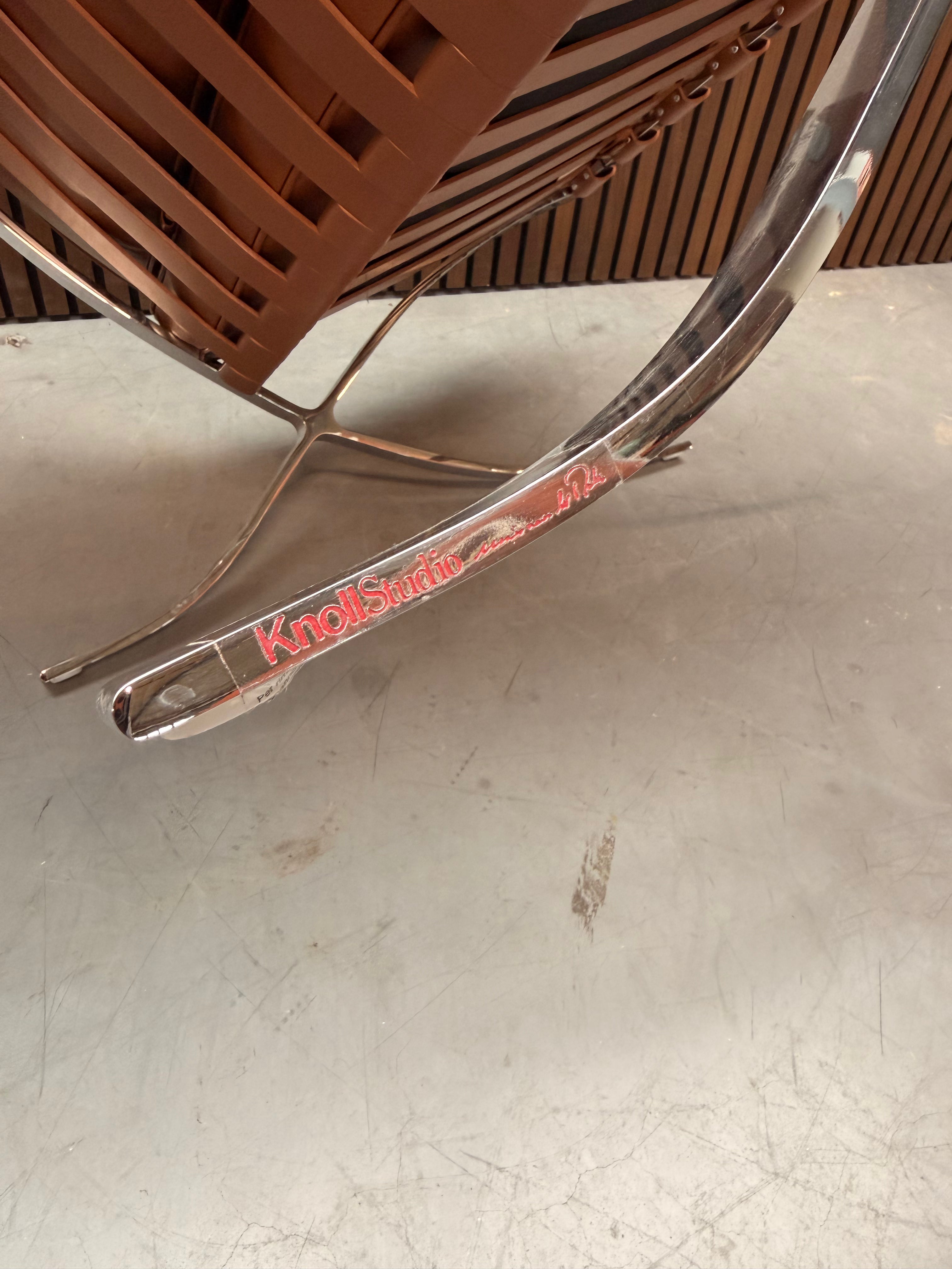 Knoll Barcelona Chair - Volo Leather Cognac