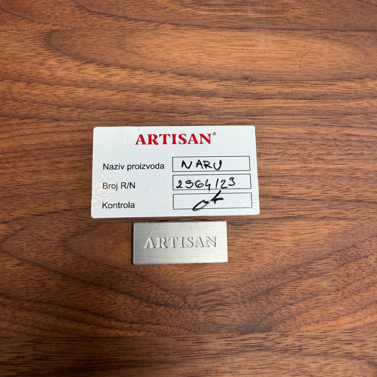 Artisan Naru Chair - European Walnut