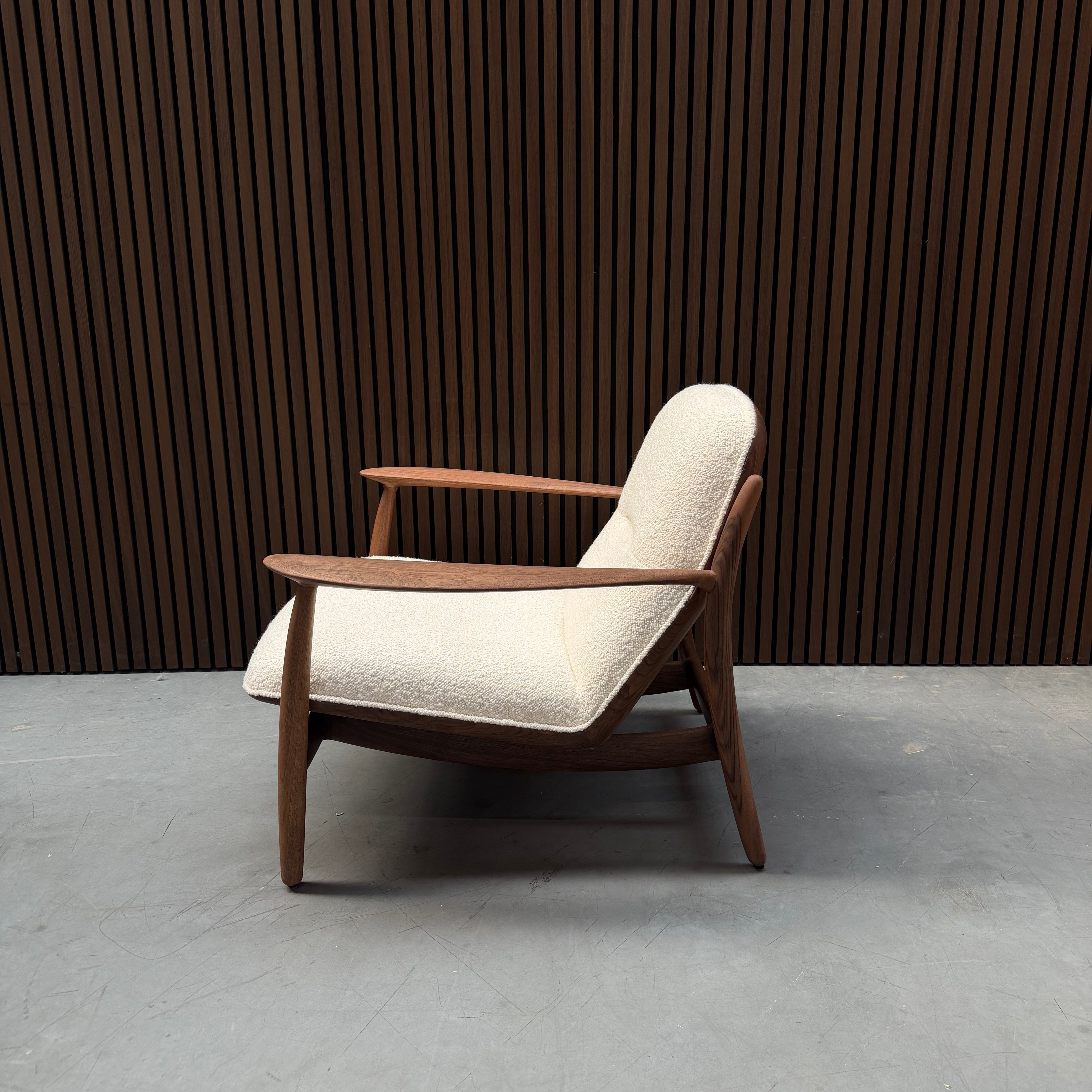 Artisan Nila Lounge Trimmed Chair- Karakorum European Walnut