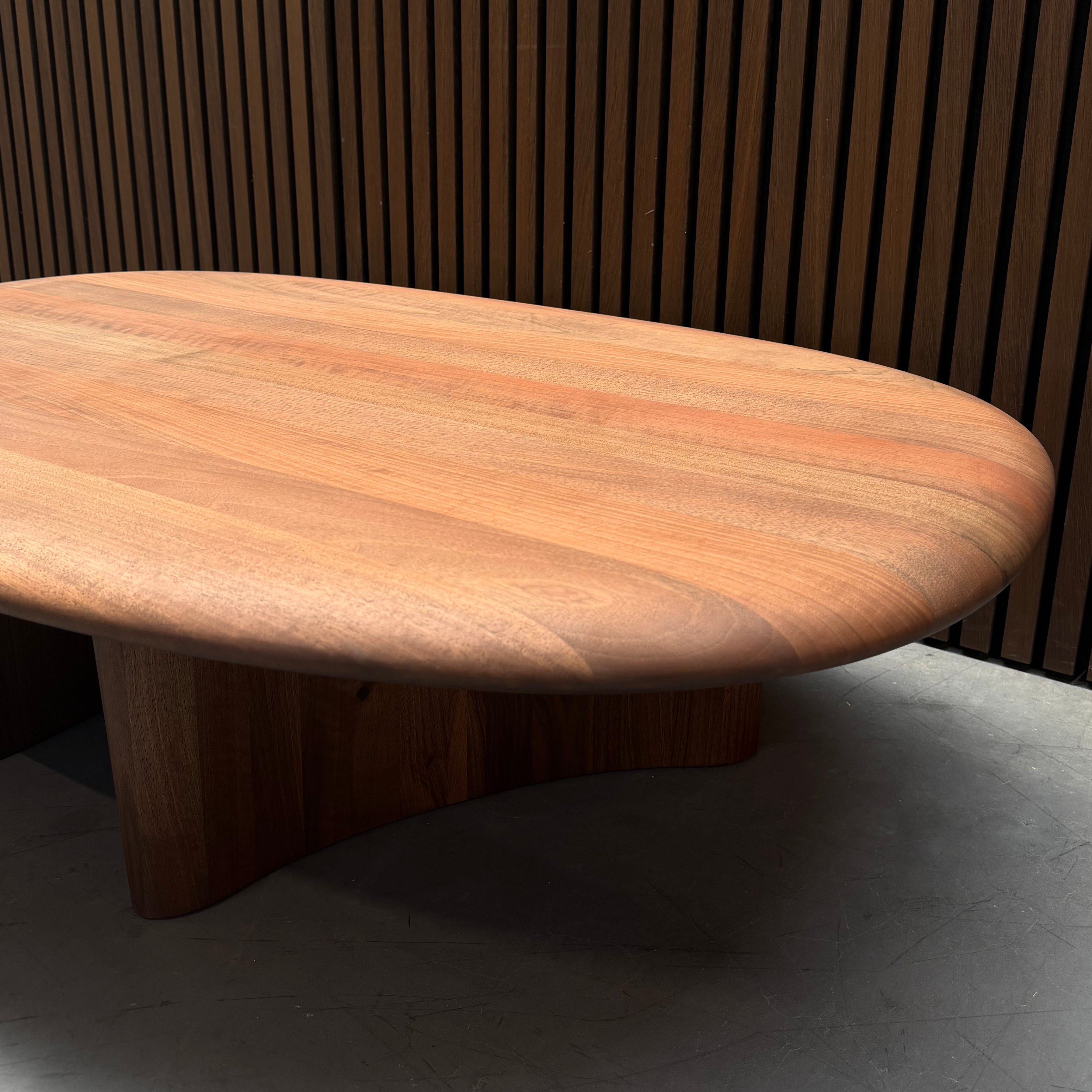 Artisan Monument Oval Coffee Table - European Walnut