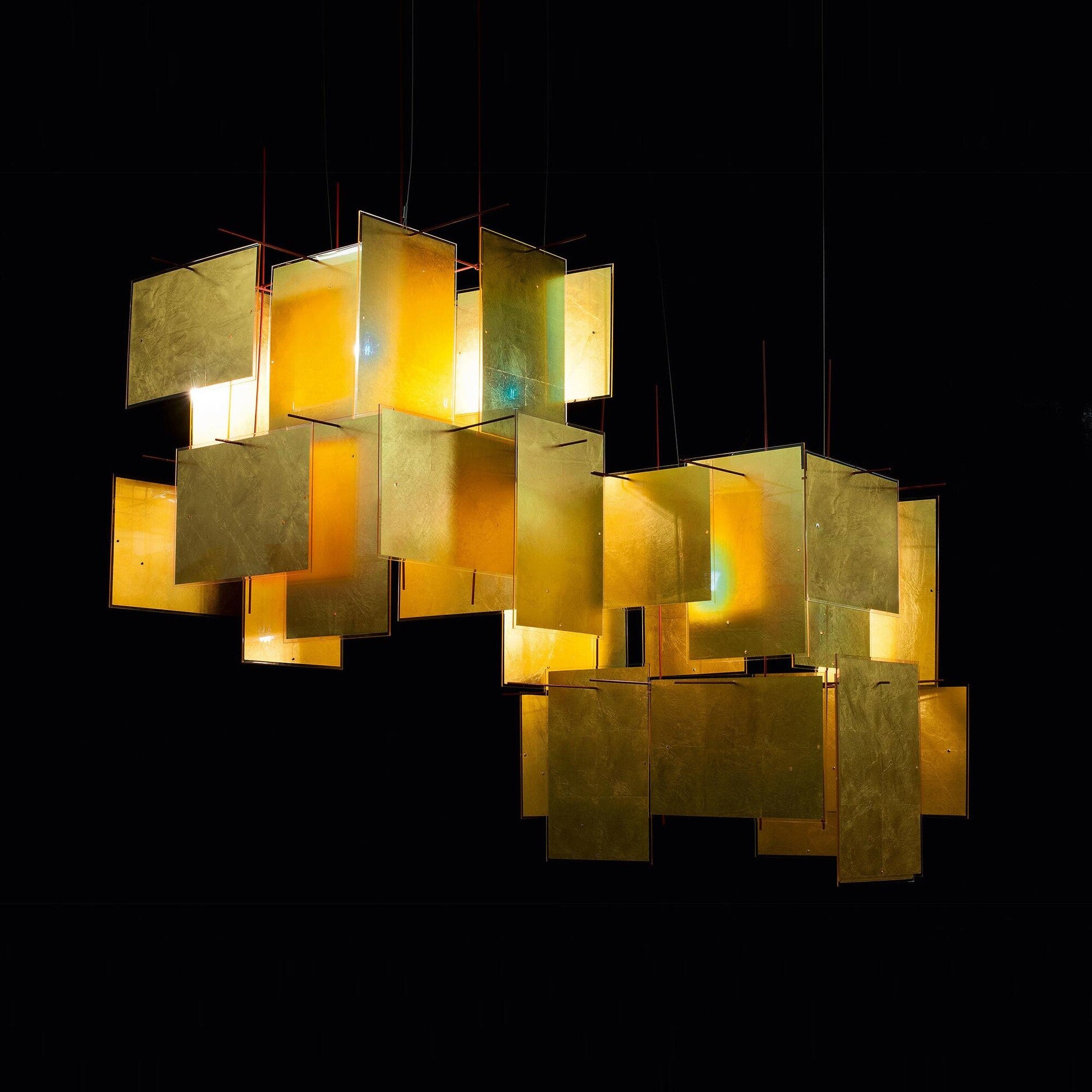 Ingo Maurer 1000 Karat Blau Suspension Lamp