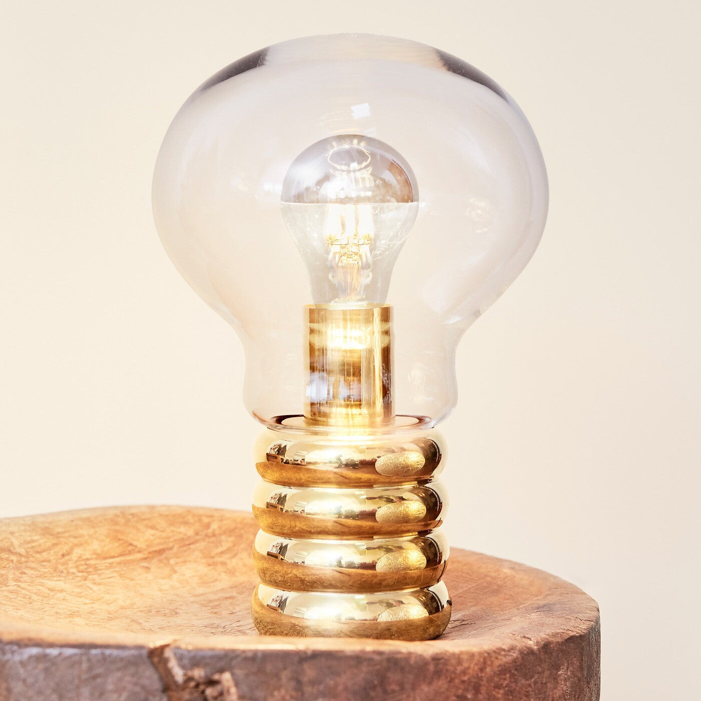 Ingo Maurer Bulb Brass Table Lamp