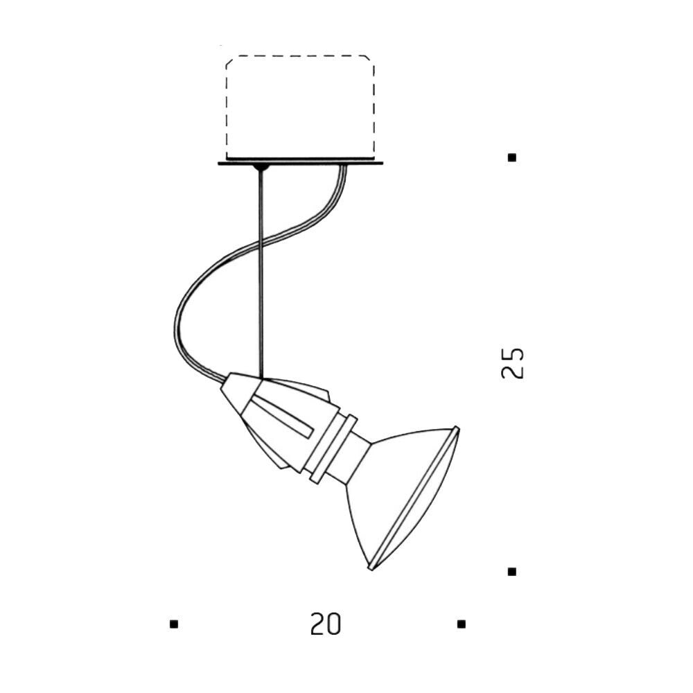 Ingo Maurer Spock Ceiling Lamp