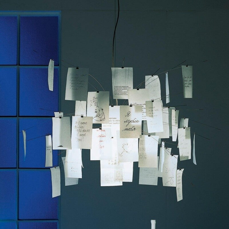 Ingo Maurer Zettel'z 5 Suspension Lamp Ø120cm