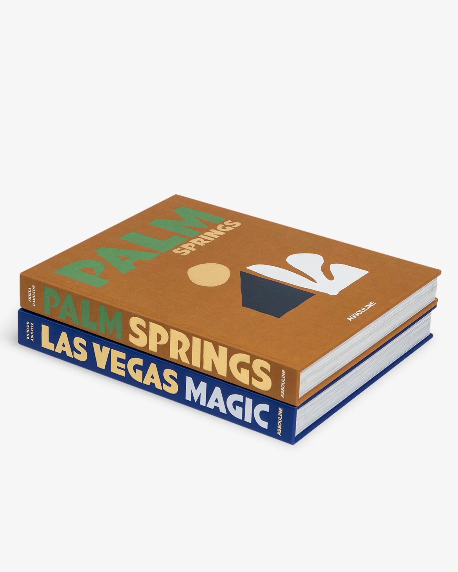 ASSOULINE Palm Springs and Las Vegas Travel Series Gift Set