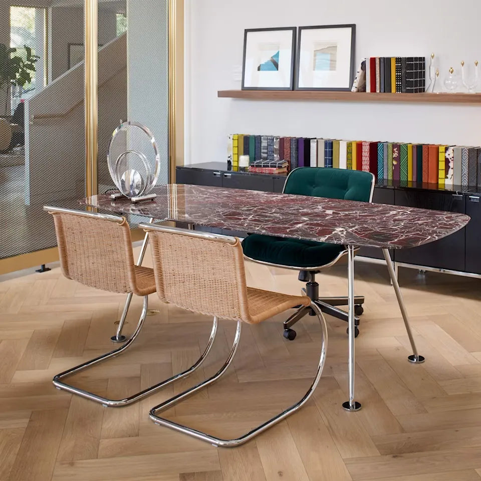 Knoll MR Side Chair Rattanstol