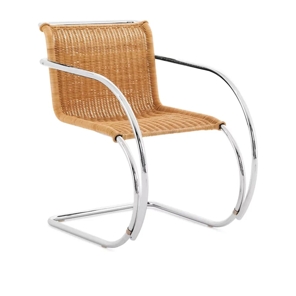 Knoll MR Lænestol Rattan lænestol