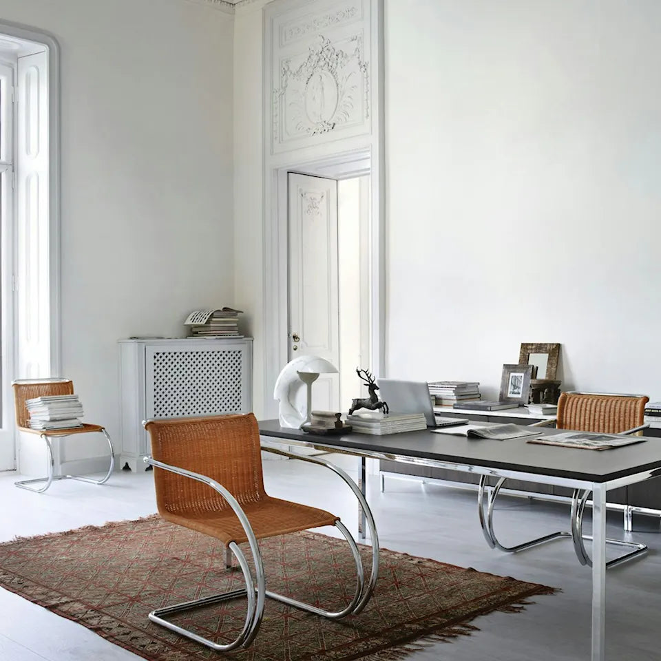 Knoll MR Lænestol Rattan lænestol