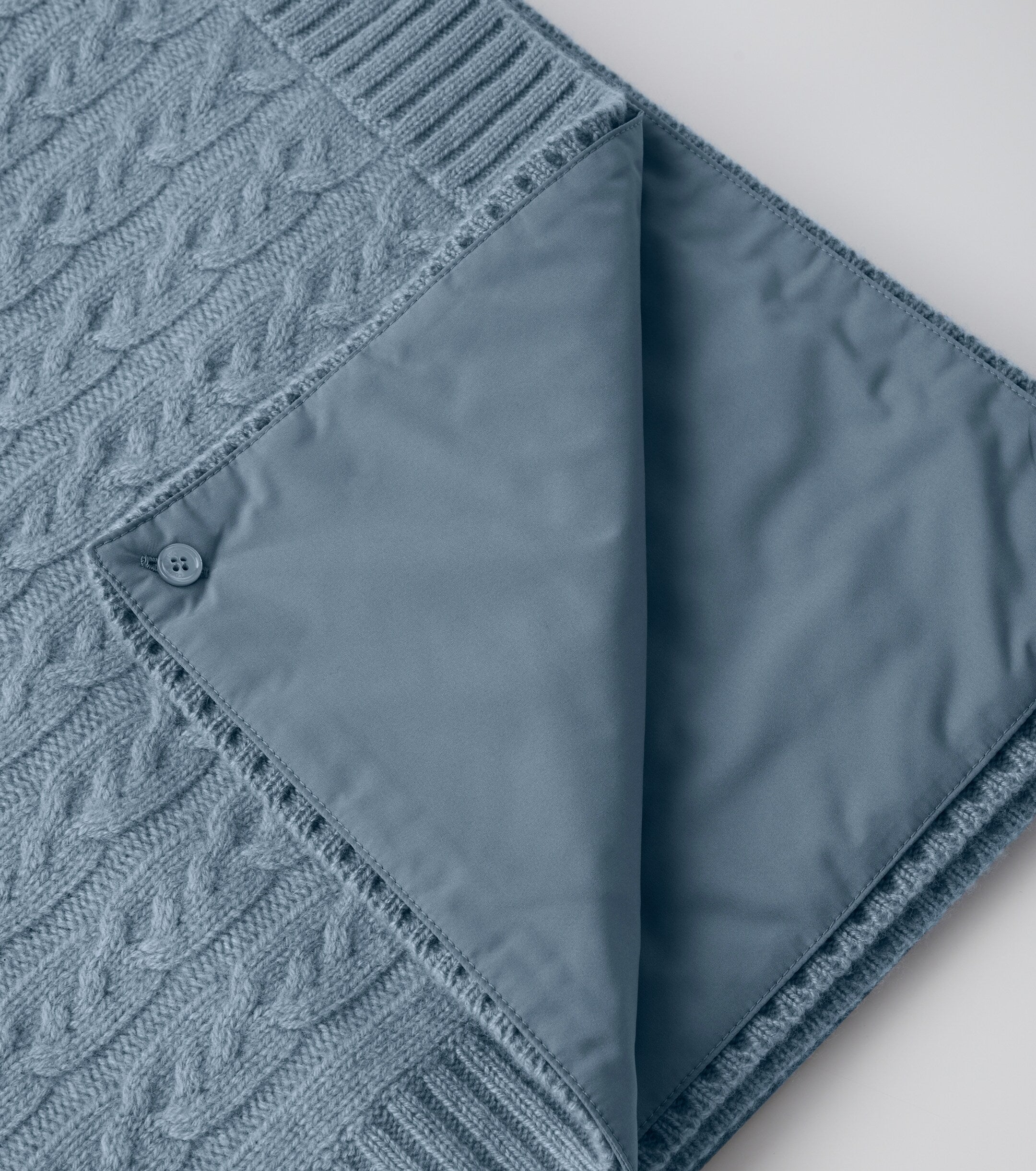 Loro Piana Cable-knit cashmere blanket