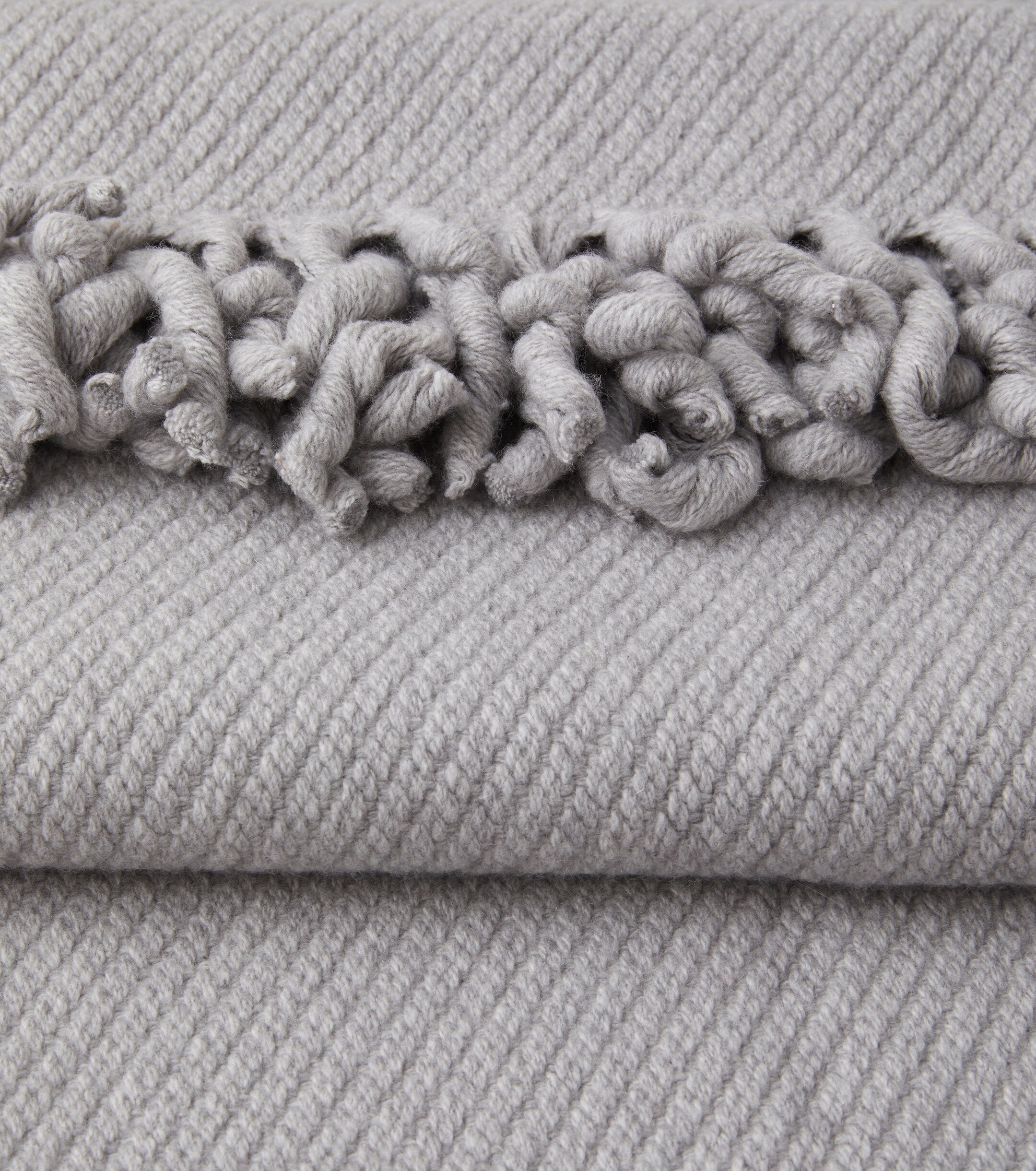 Loro Piana Logo jacquard cashmere throw