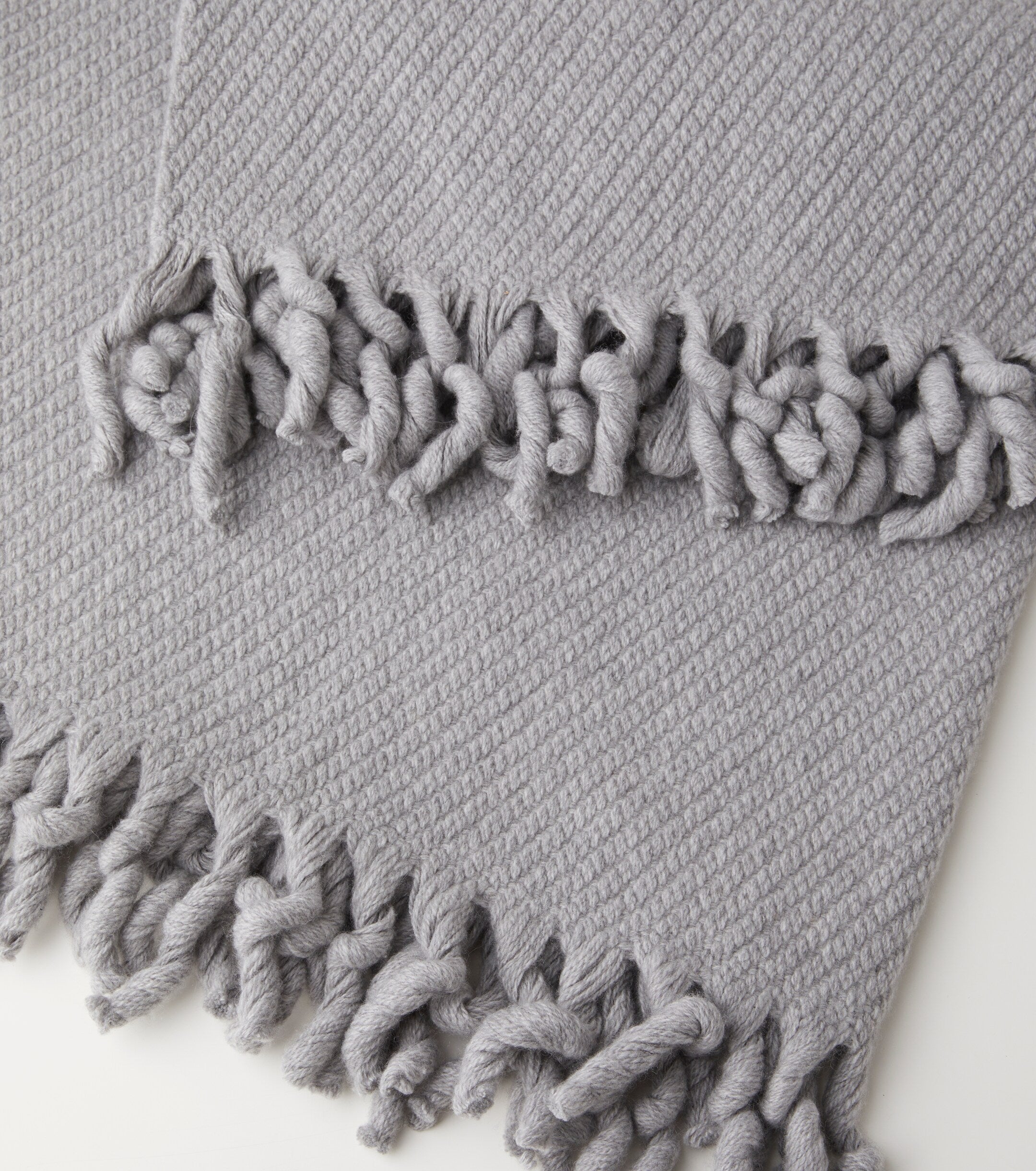 Loro Piana Logo jacquard cashmere throw