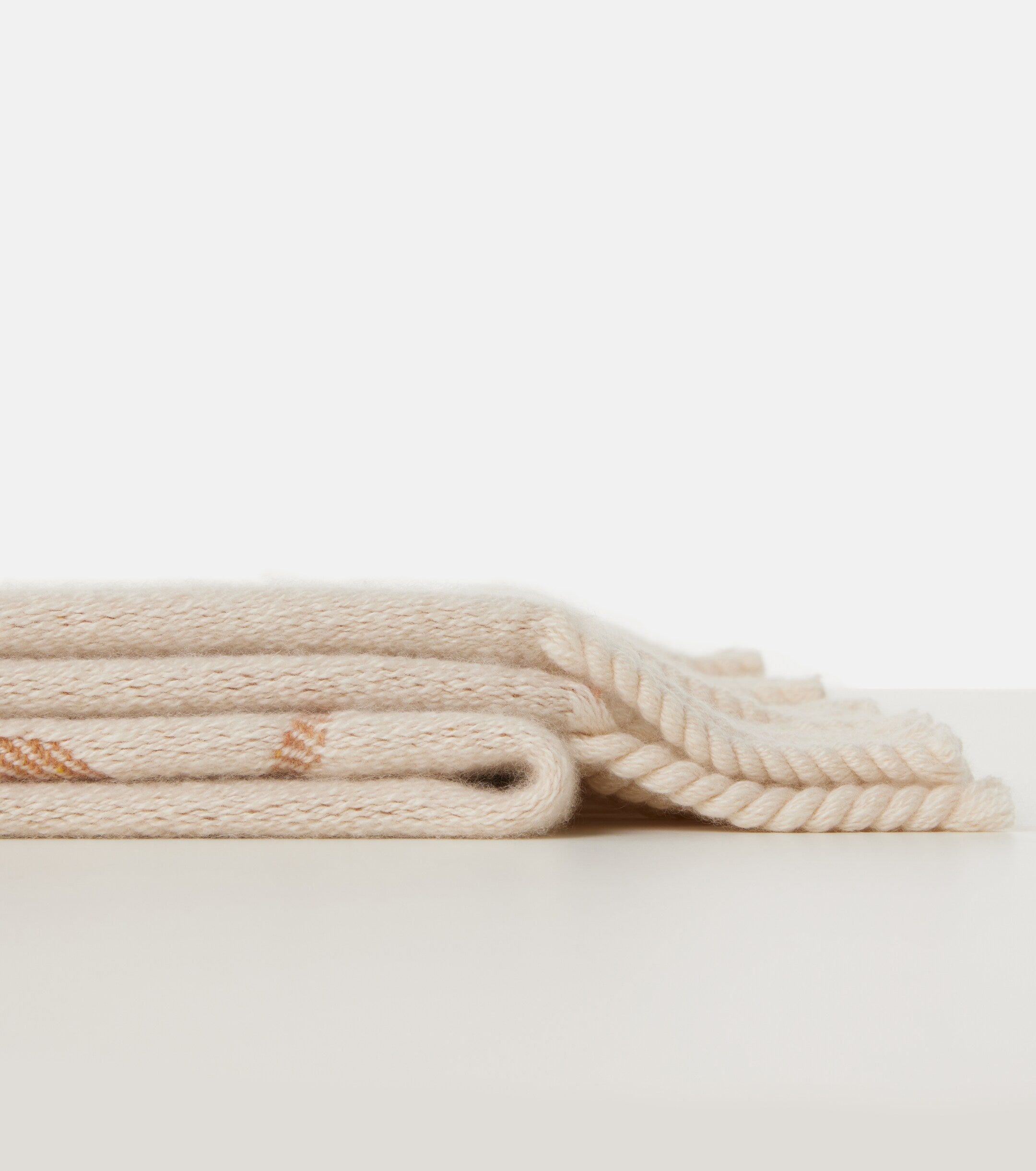 Loro Piana Crest Fringed Cashmere Throw