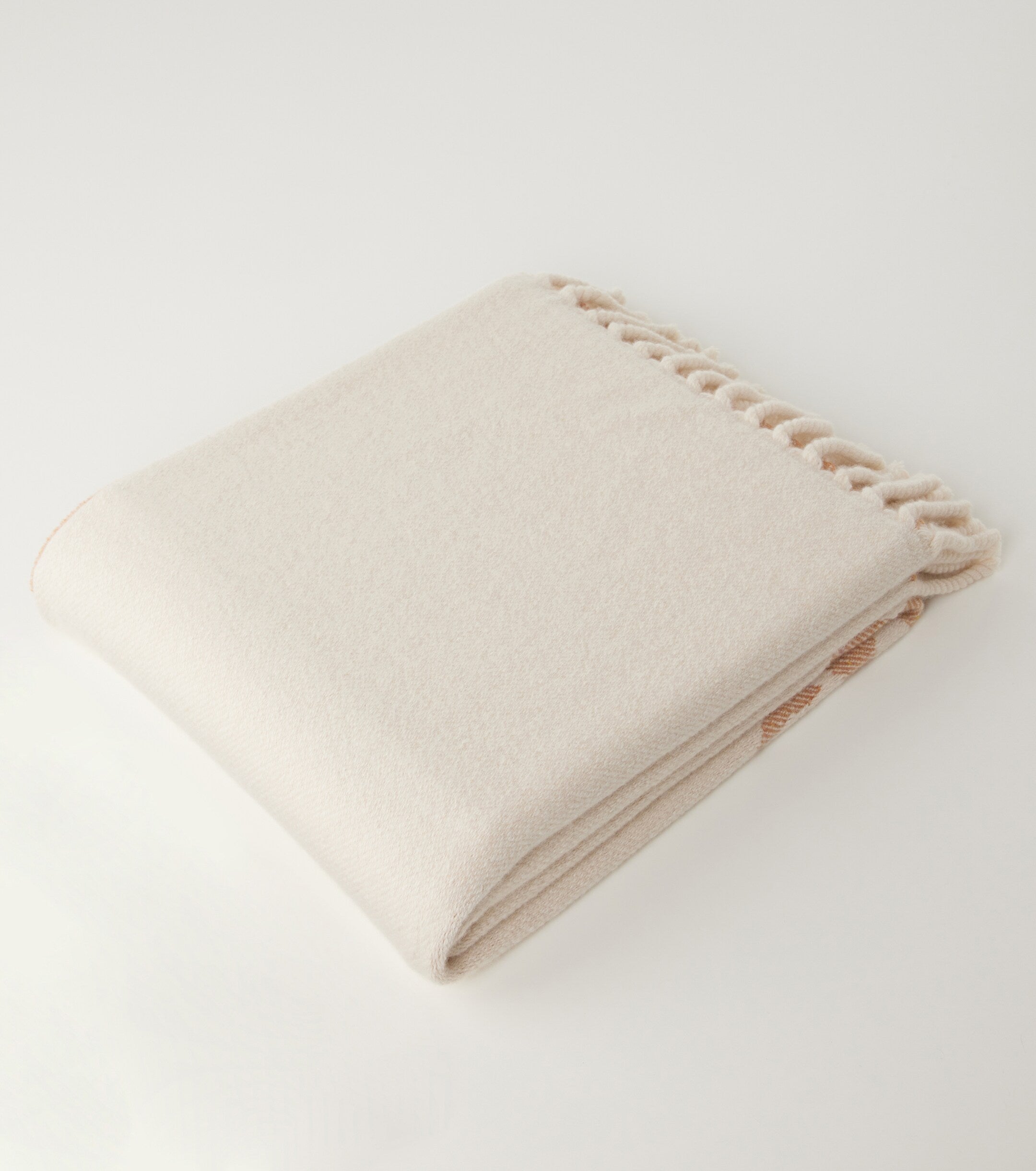 Loro Piana Crest Fringed Cashmere Throw