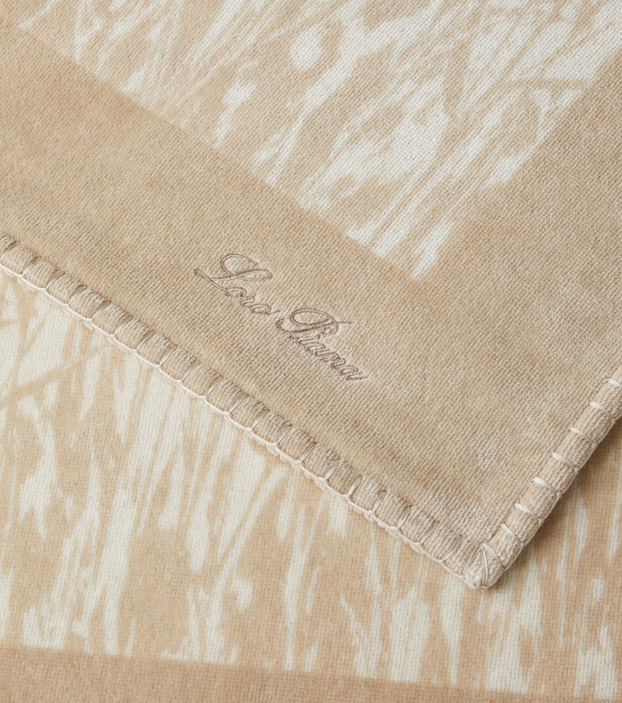 Loro Piana Crest cotton beach towel