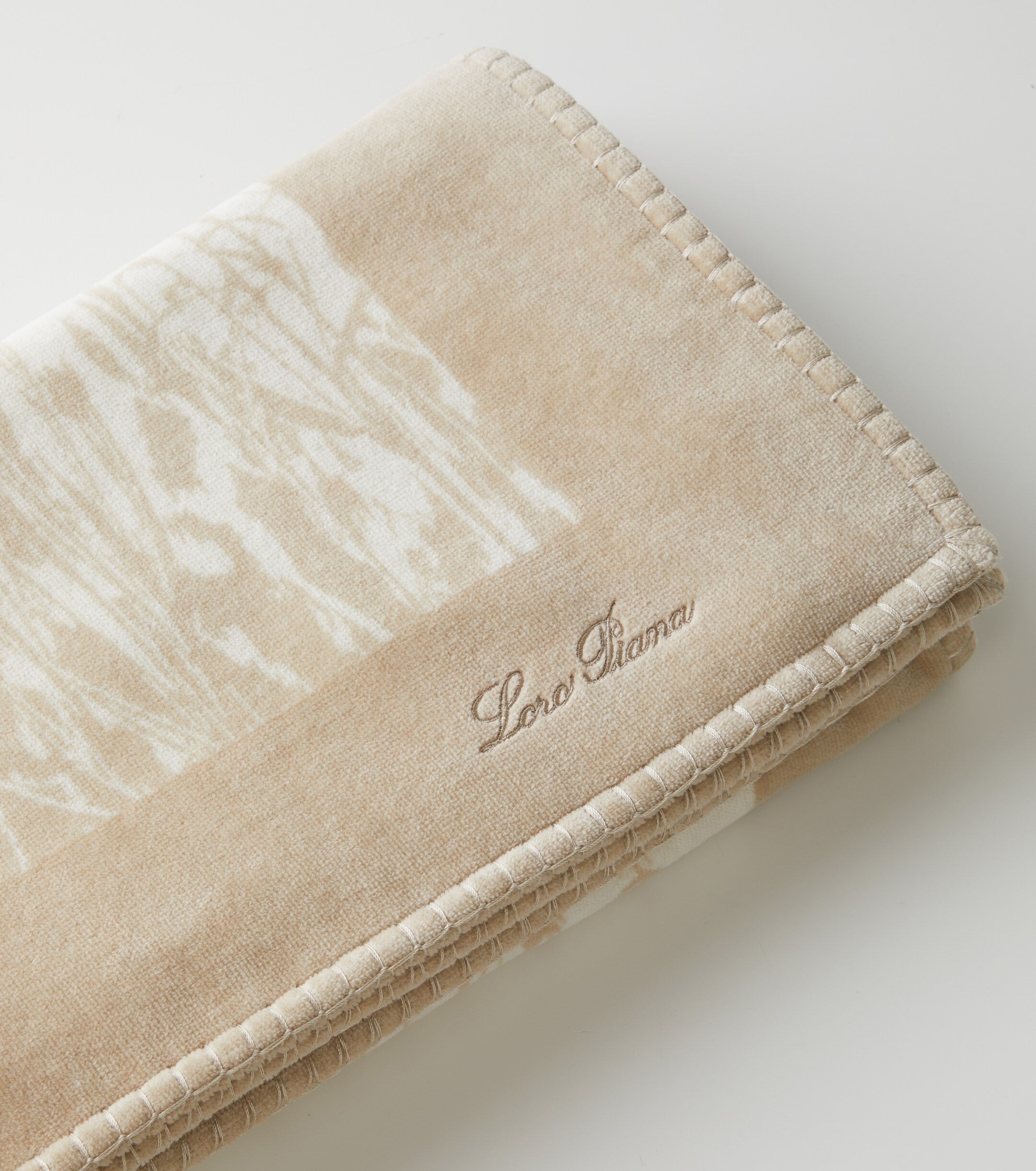 Loro Piana Campo Di Lino printed cotton beach towel