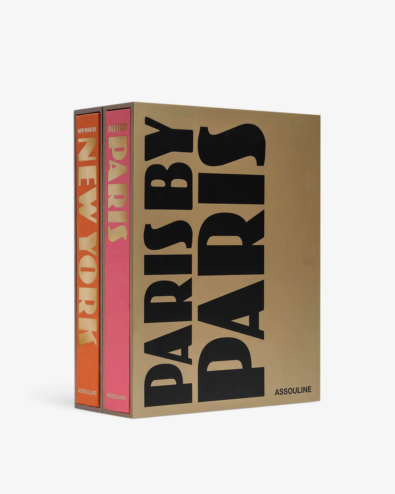ASSOULINE Paris by Paris og New York by New York gavesæt